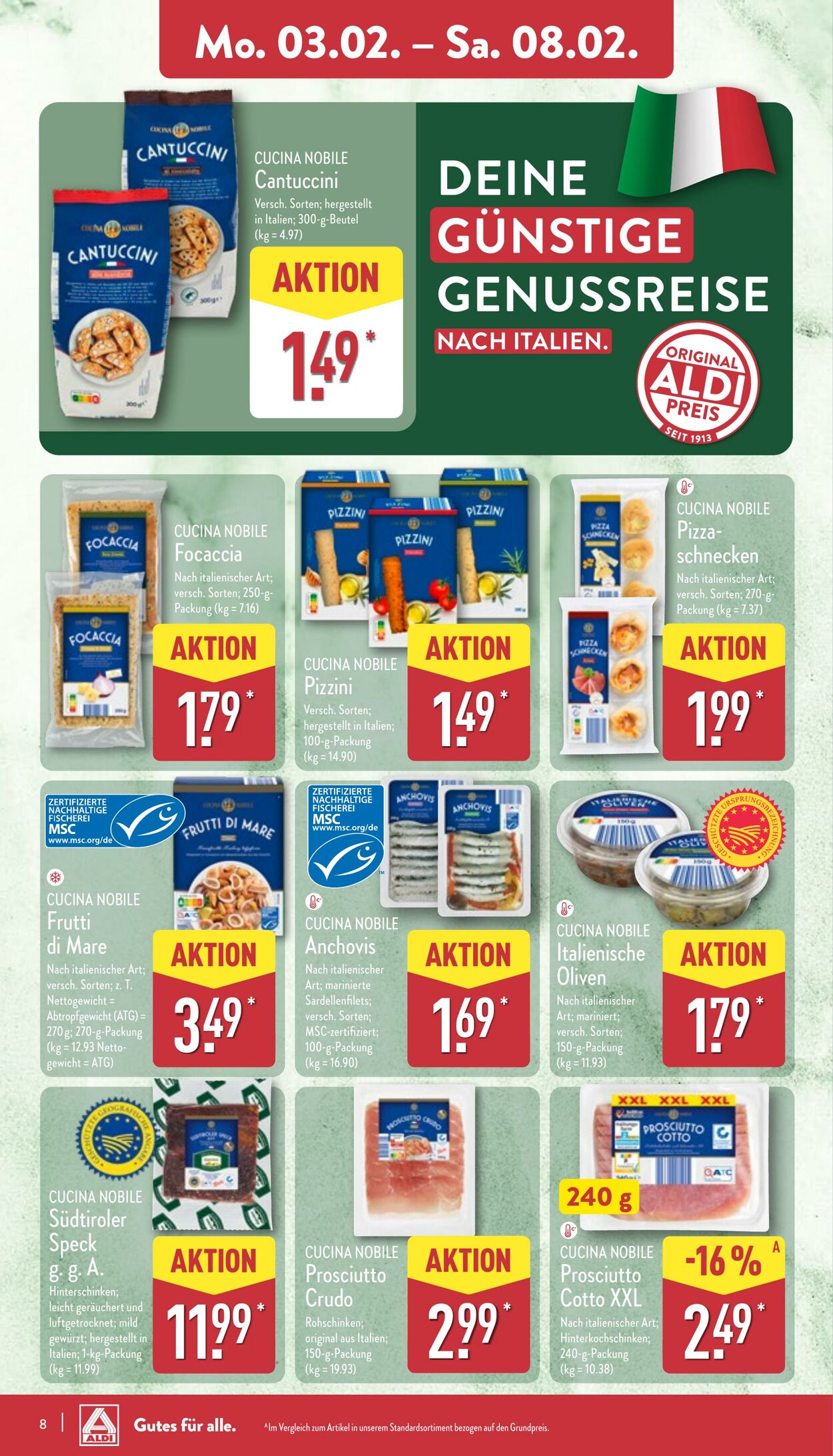 Prospekt Aldi-Nord 27.01.2025 - 01.02.2025