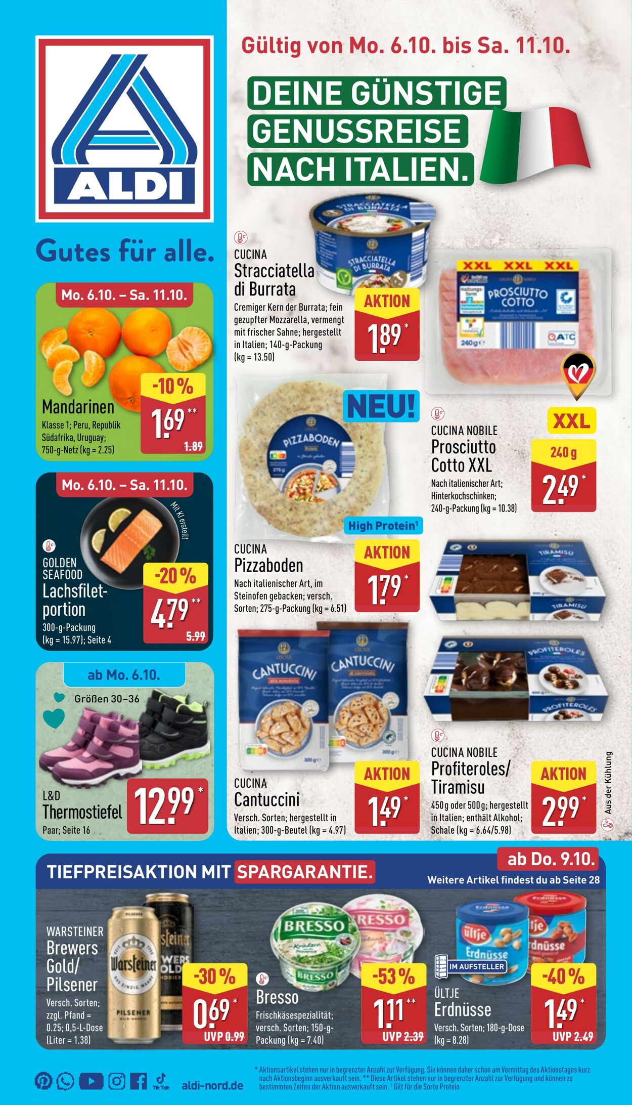 Prospekt Aldi-Nord 06.10.2025 - 11.10.2025