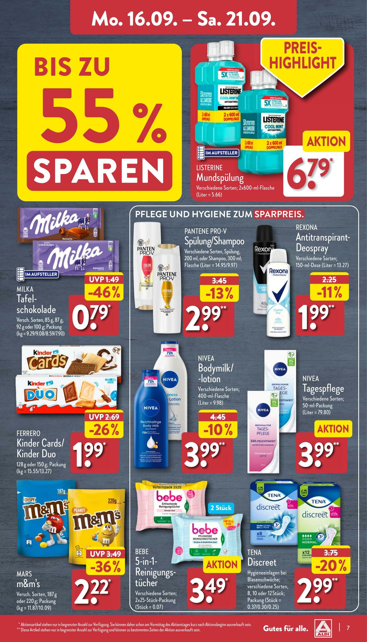 Prospekt Aldi-Nord 16.09.2024 - 21.09.2024