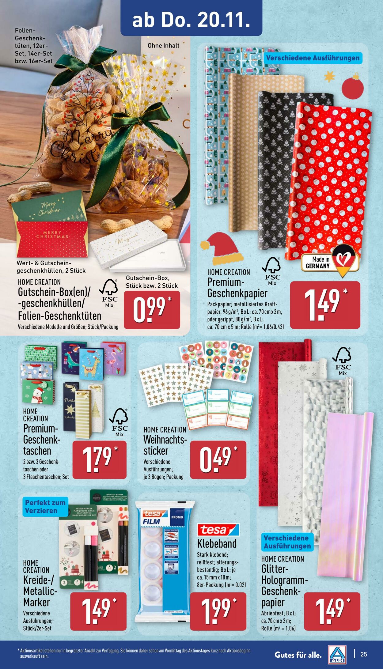 Prospekt Aldi-Nord 10.11.2025 - 15.11.2025