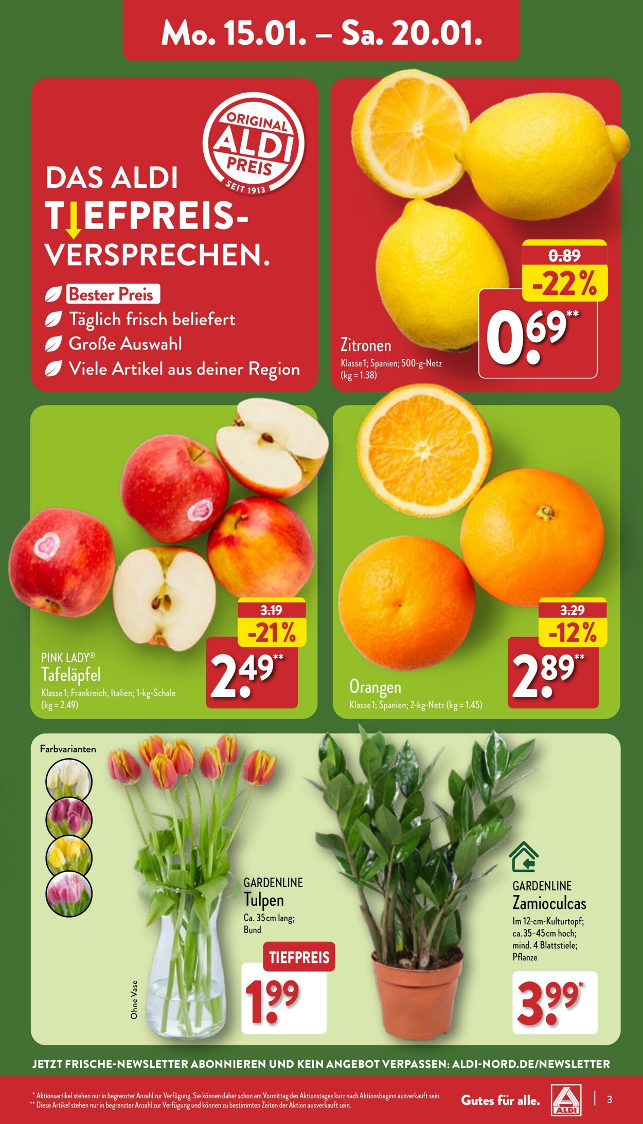 Prospekt Aldi-Nord 15.01.2024 - 20.01.2024