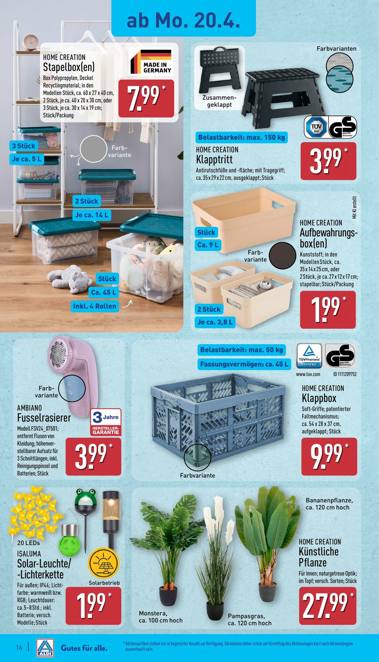 Prospekt Aldi-Nord 13.04.2026 - 18.04.2026
