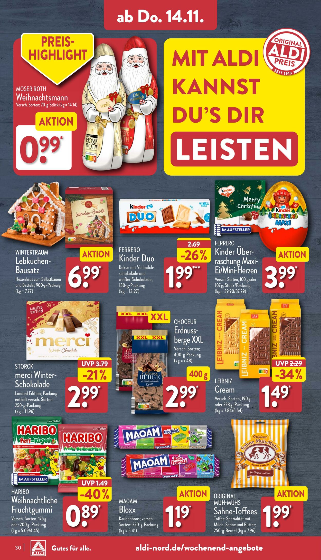 Prospekt Aldi-Nord 04.11.2024 - 09.11.2024