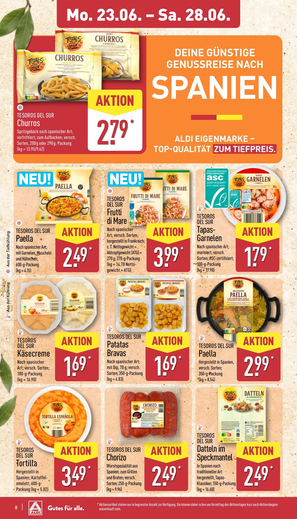 Prospekt Aldi-Nord 23.06.2025 - 28.06.2025
