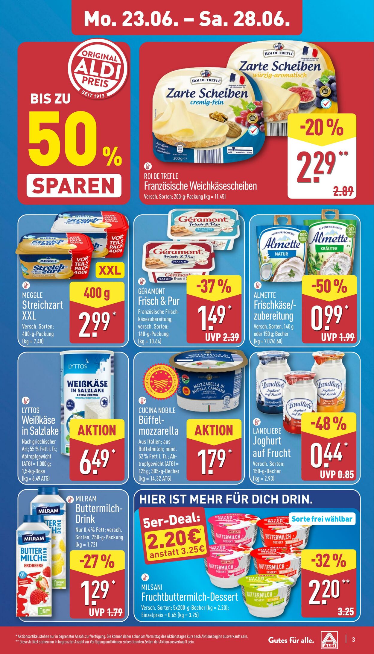 Prospekt Aldi-Nord 23.06.2025 - 28.06.2025