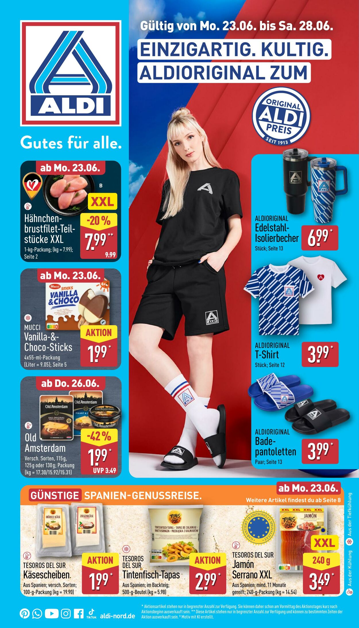 Prospekt Aldi-Nord 23.06.2025 - 28.06.2025