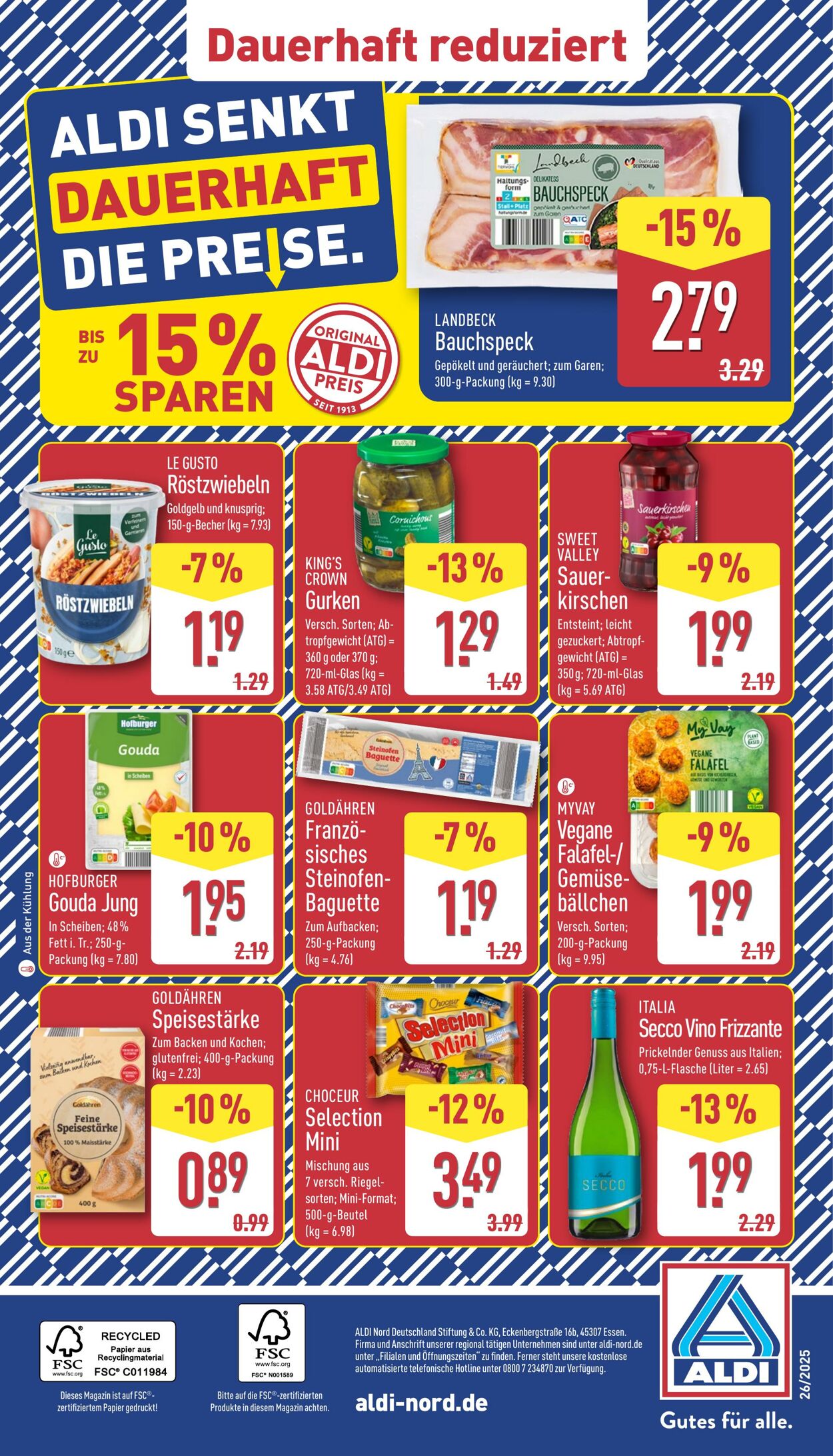 Prospekt Aldi-Nord 23.06.2025 - 28.06.2025