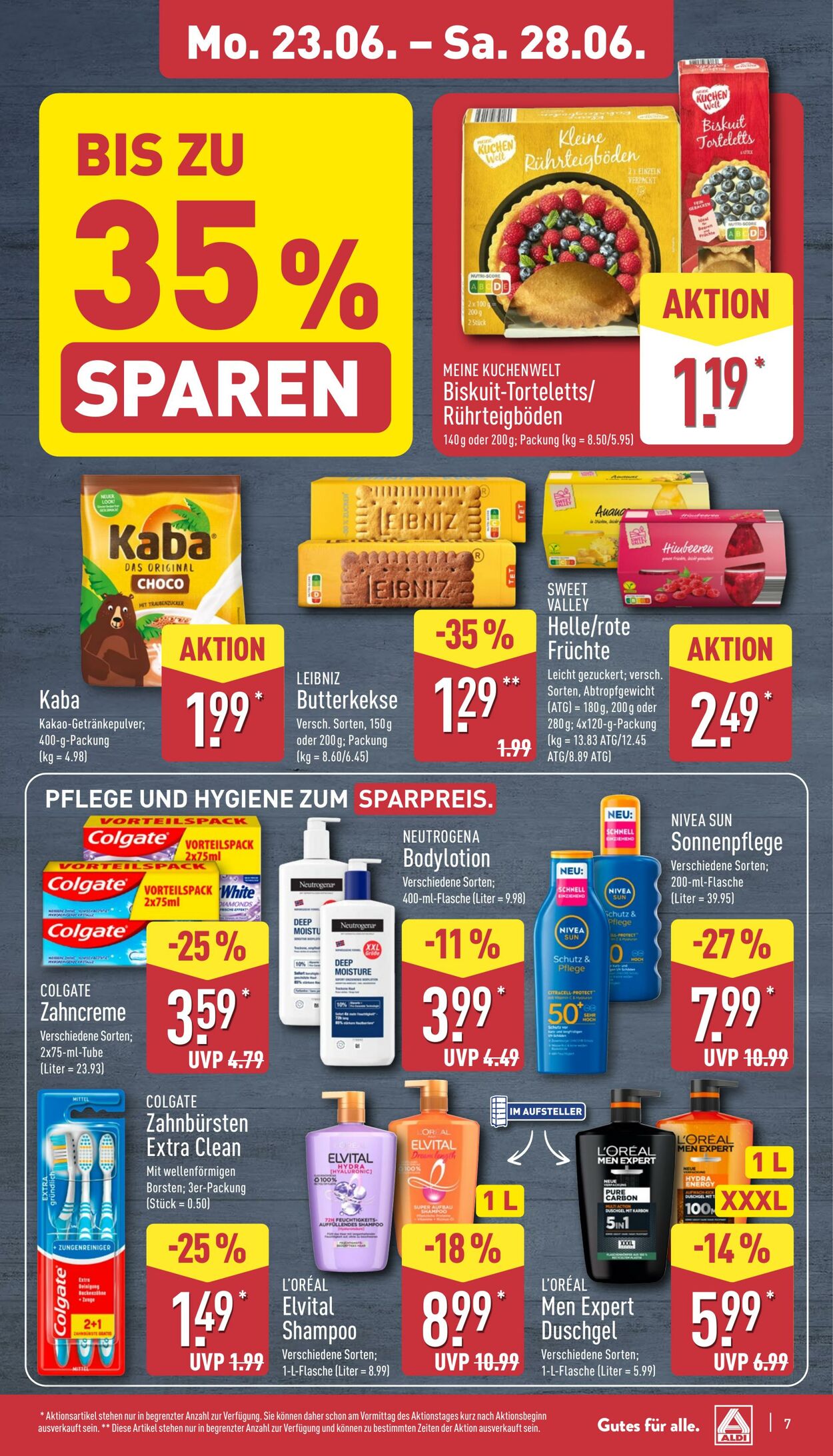Prospekt Aldi-Nord 23.06.2025 - 28.06.2025