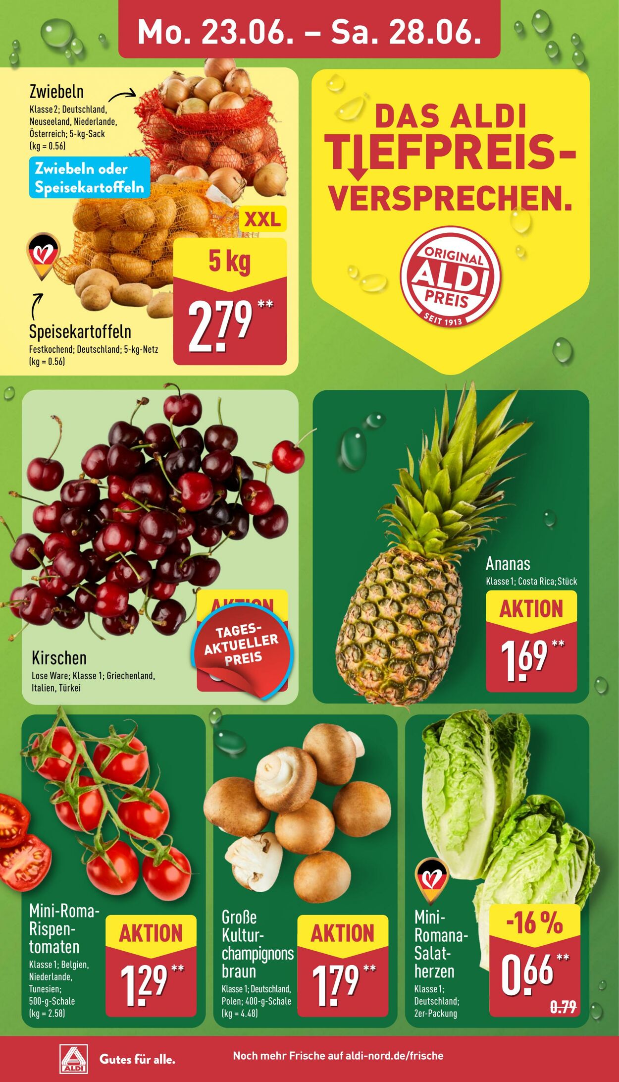 Prospekt Aldi-Nord 23.06.2025 - 28.06.2025