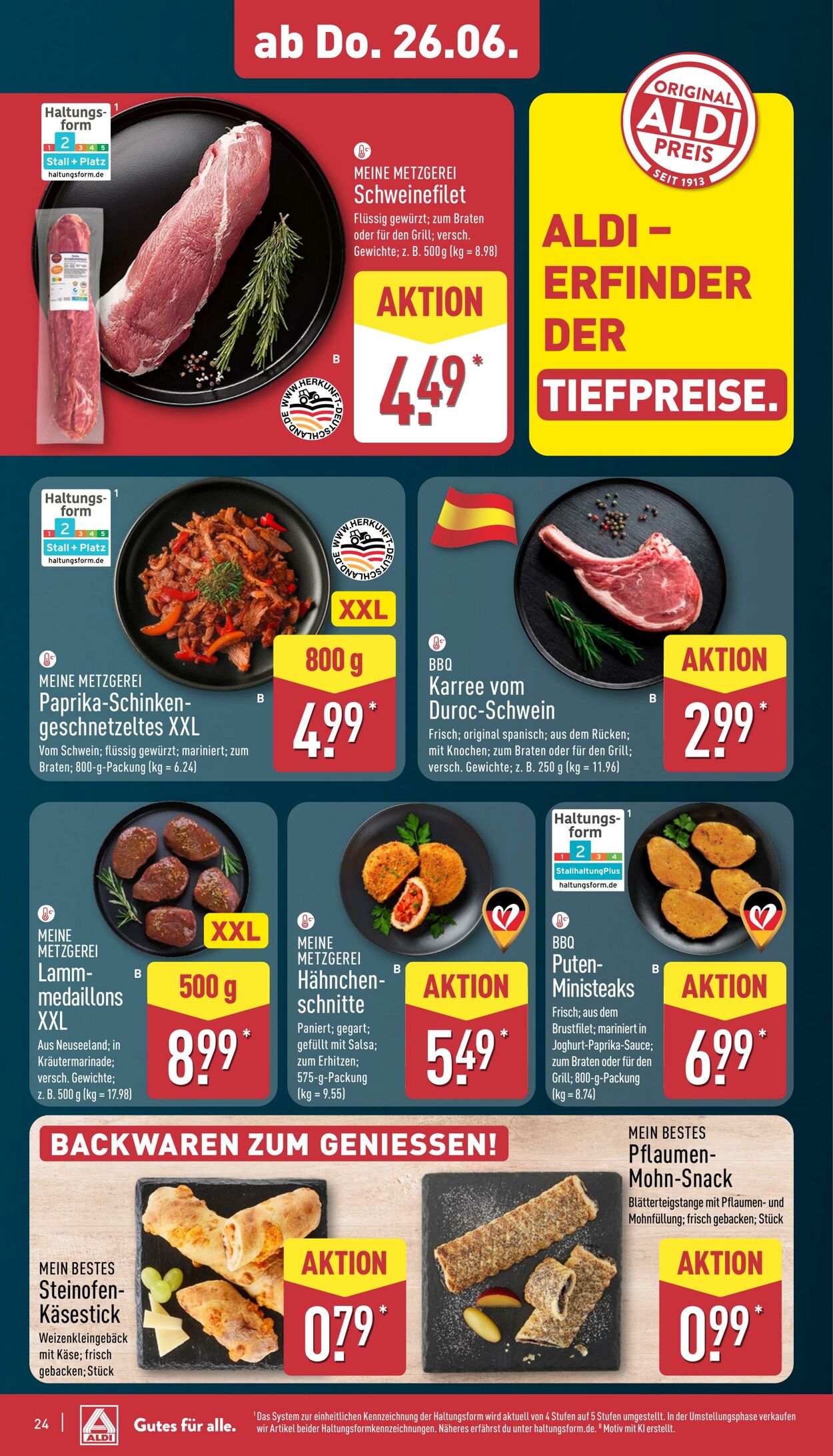 Prospekt Aldi-Nord 23.06.2025 - 28.06.2025