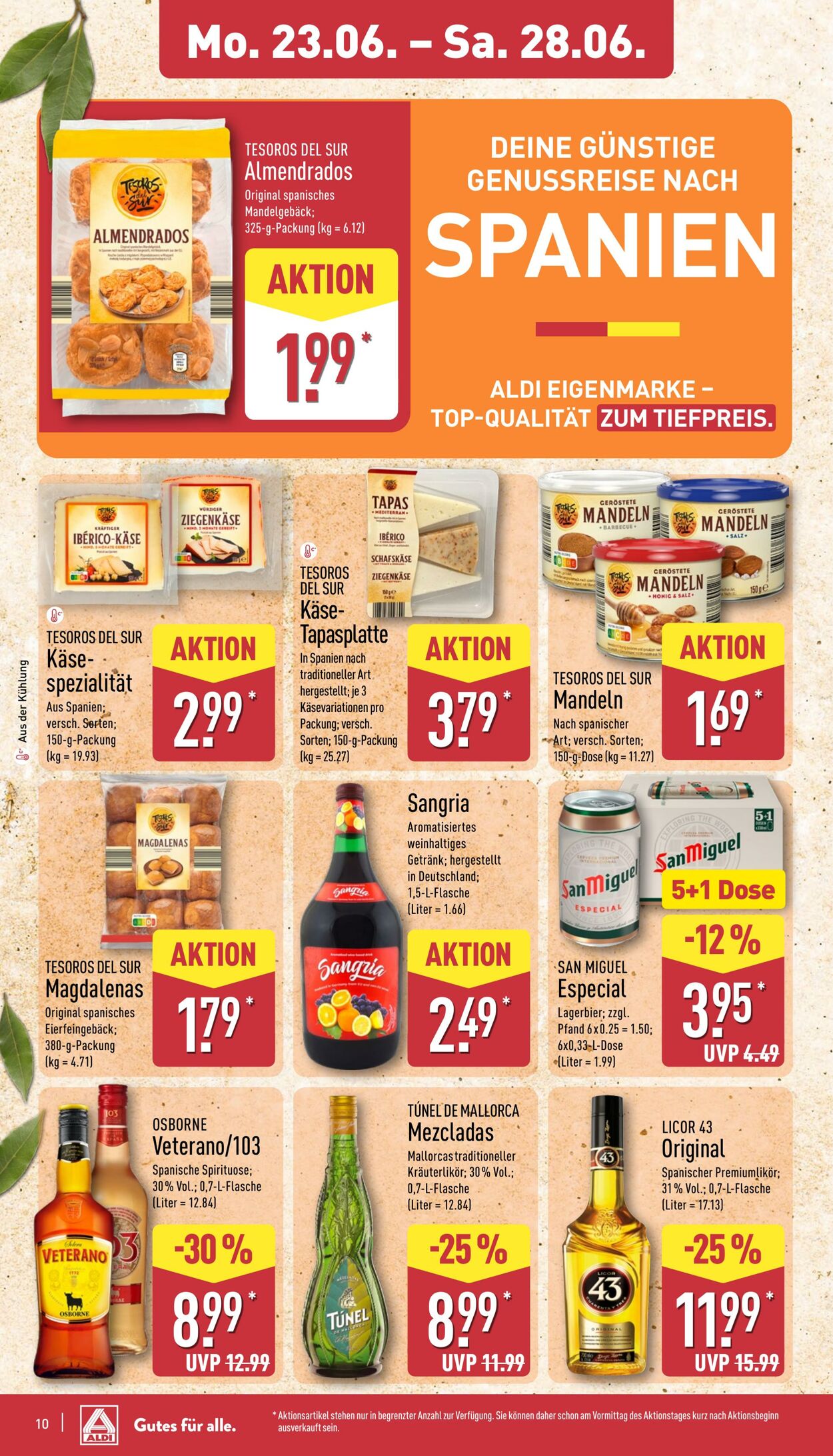 Prospekt Aldi-Nord 23.06.2025 - 28.06.2025