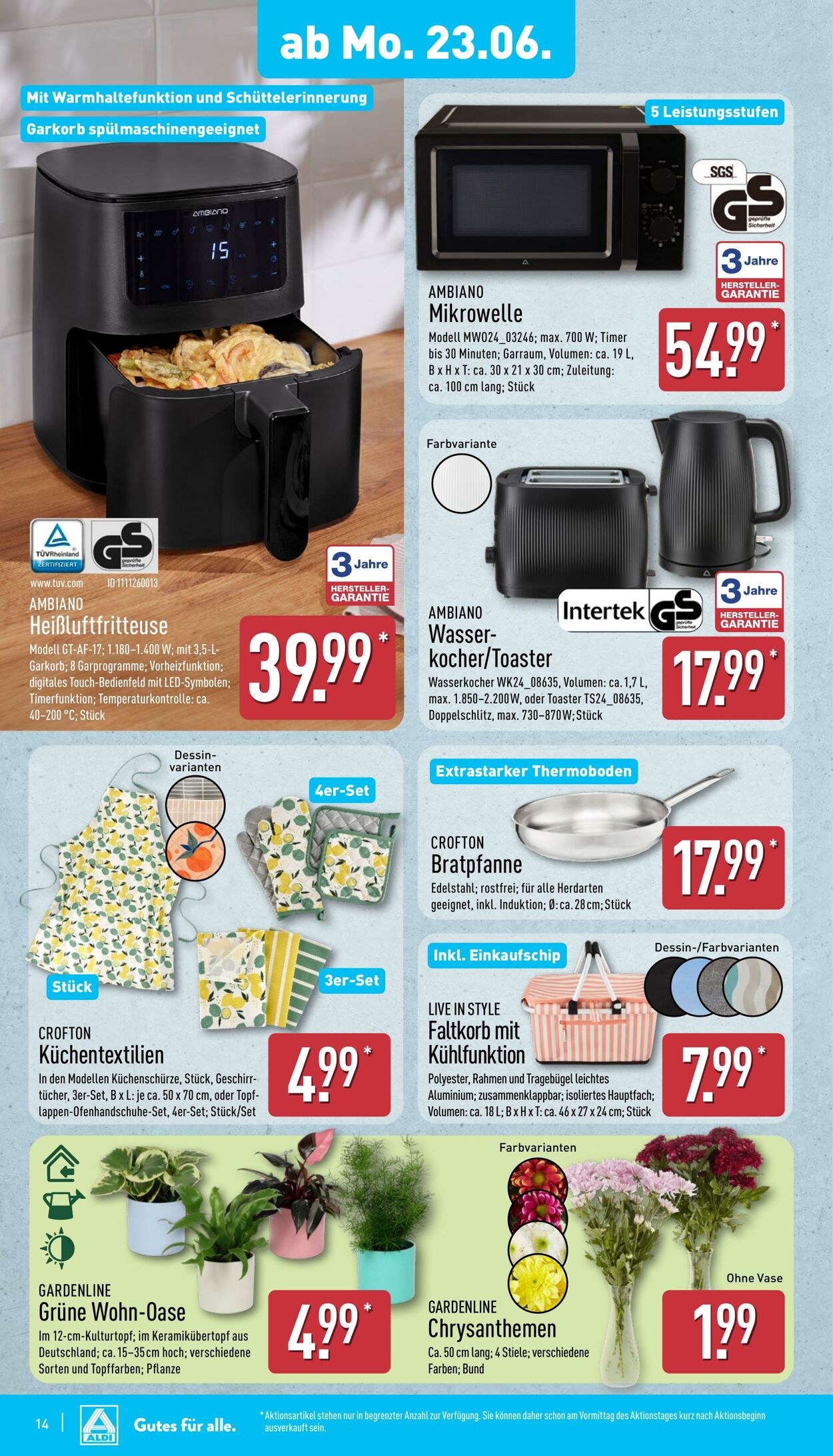 Prospekt Aldi-Nord 23.06.2025 - 28.06.2025