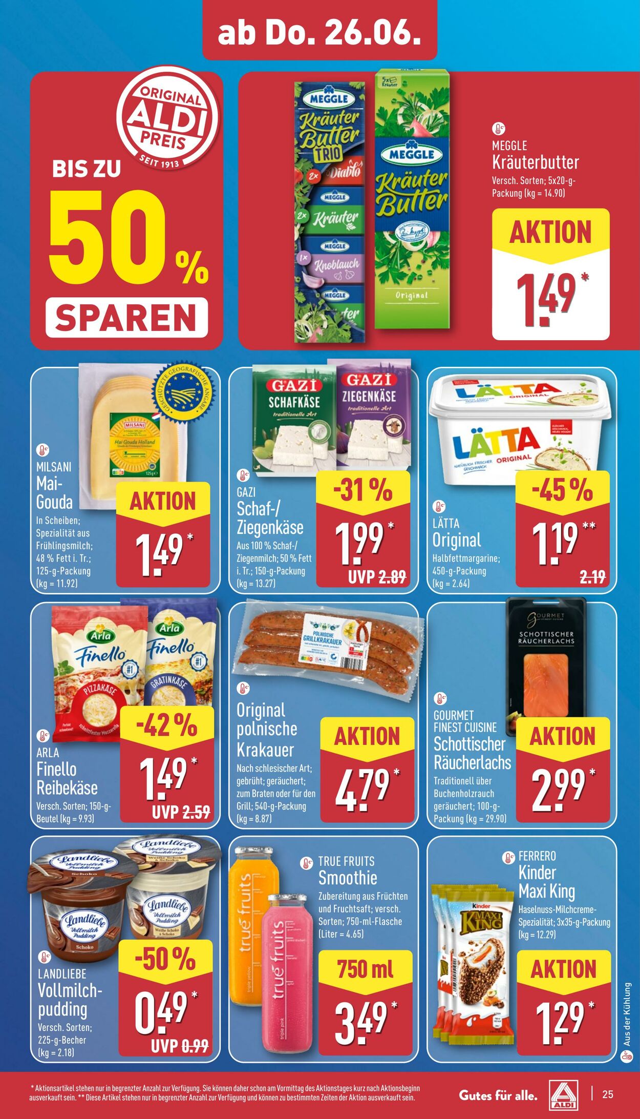 Prospekt Aldi-Nord 23.06.2025 - 28.06.2025