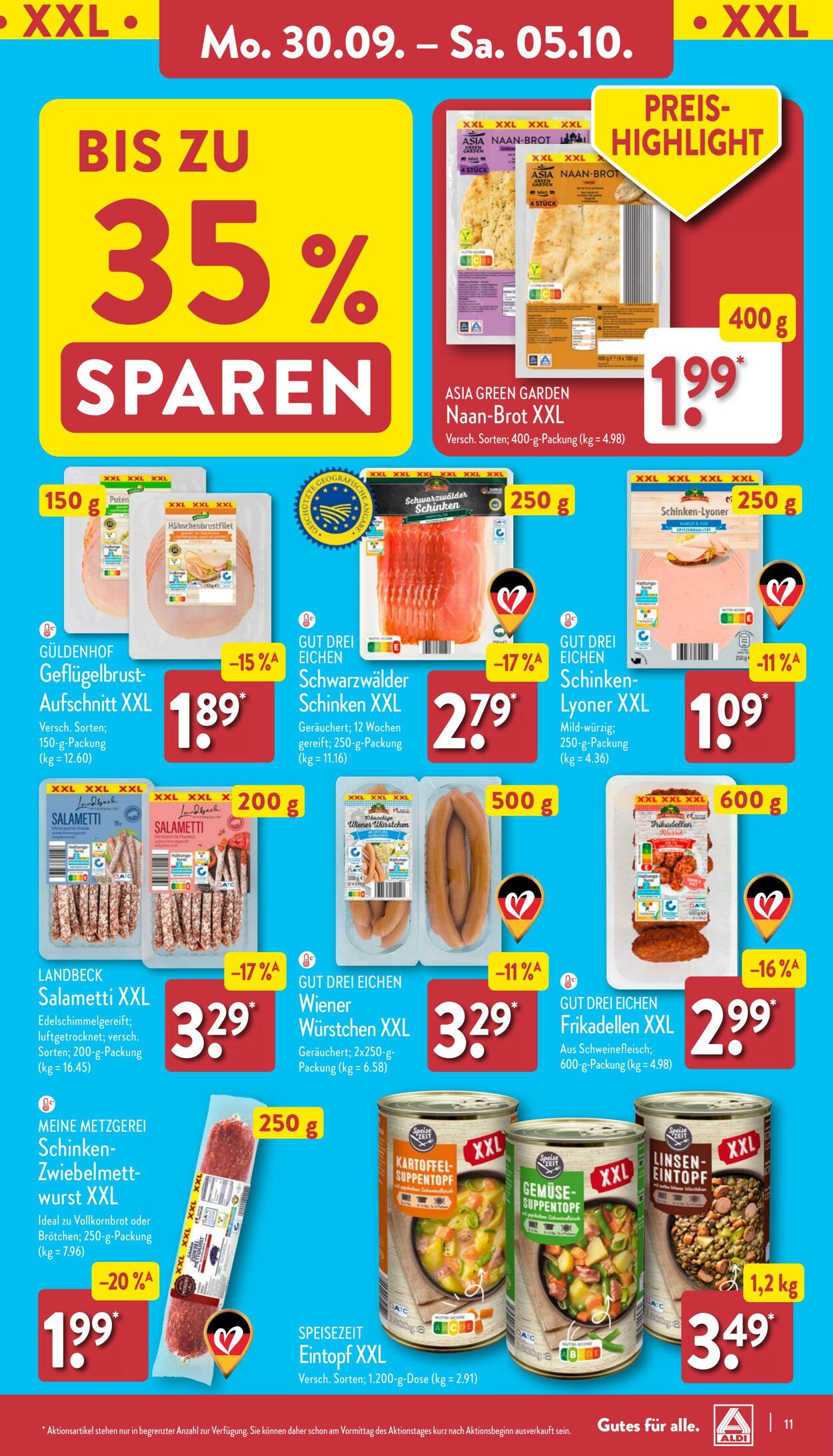 Prospekt Aldi-Nord 23.09.2024 - 28.09.2024