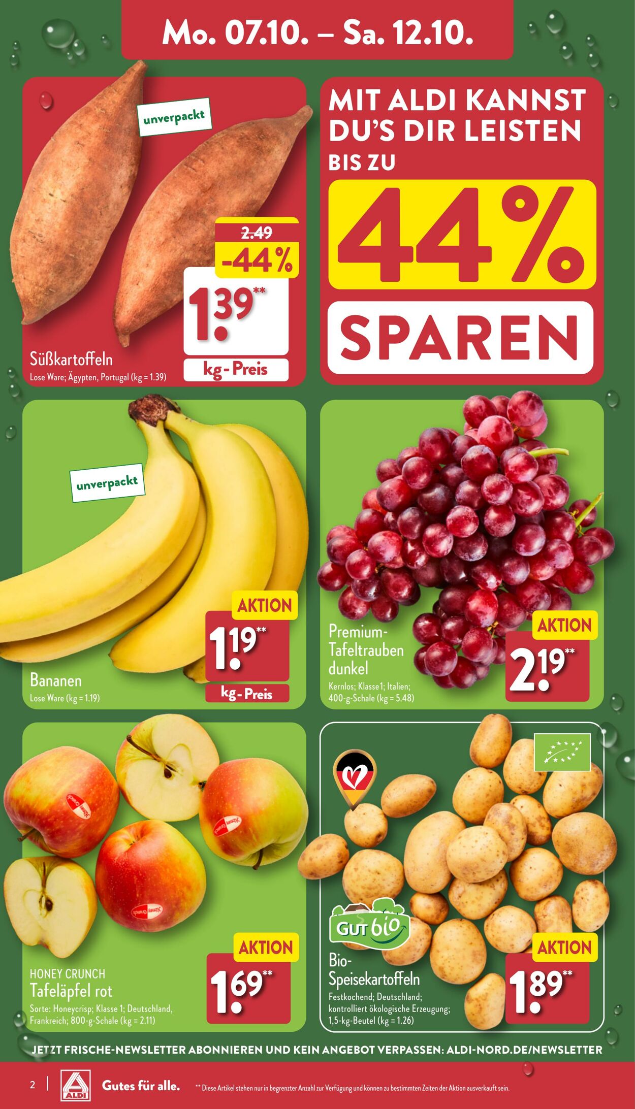 Prospekt Aldi-Nord 30.09.2024 - 05.10.2024