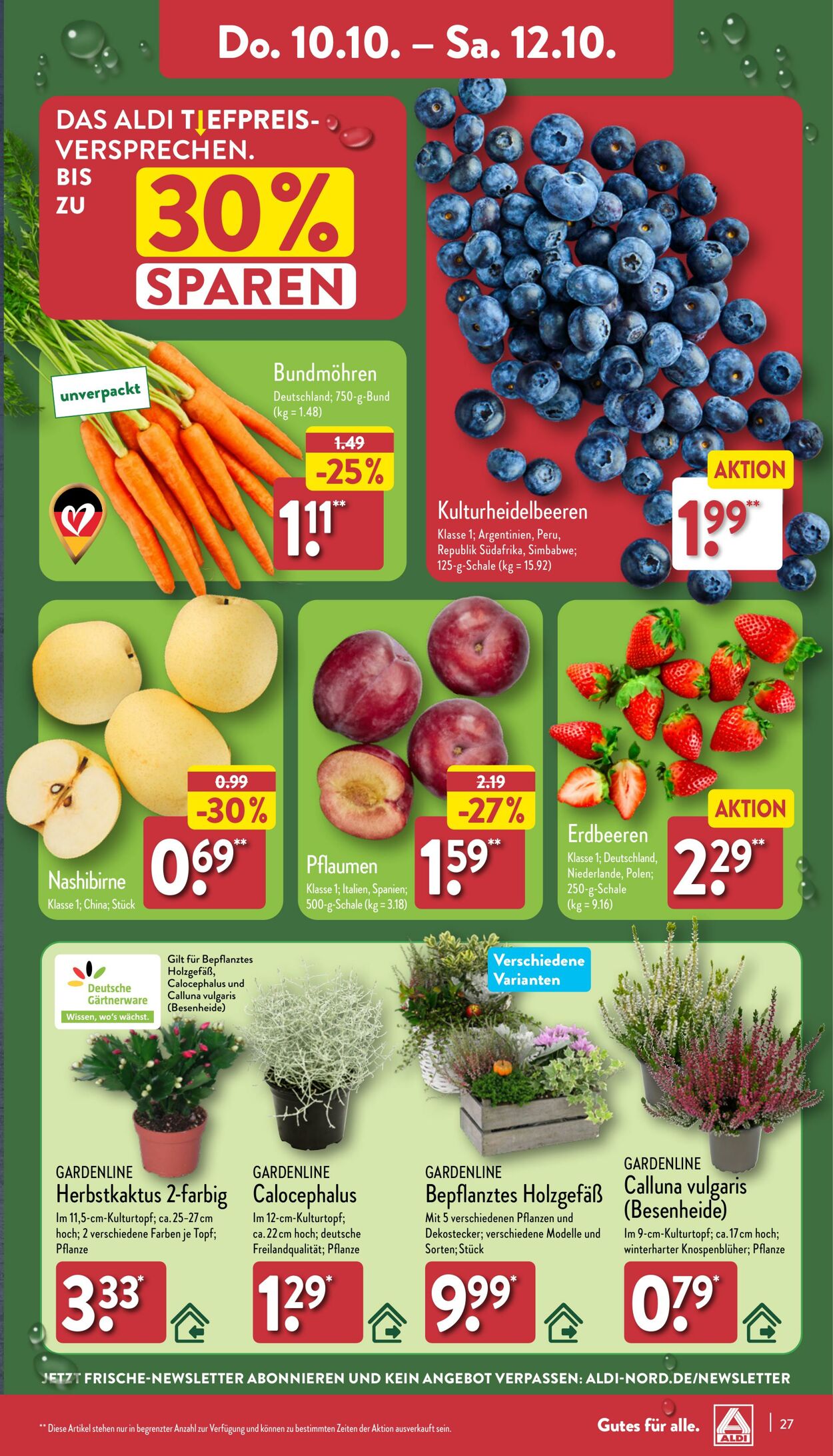 Prospekt Aldi-Nord 30.09.2024 - 05.10.2024