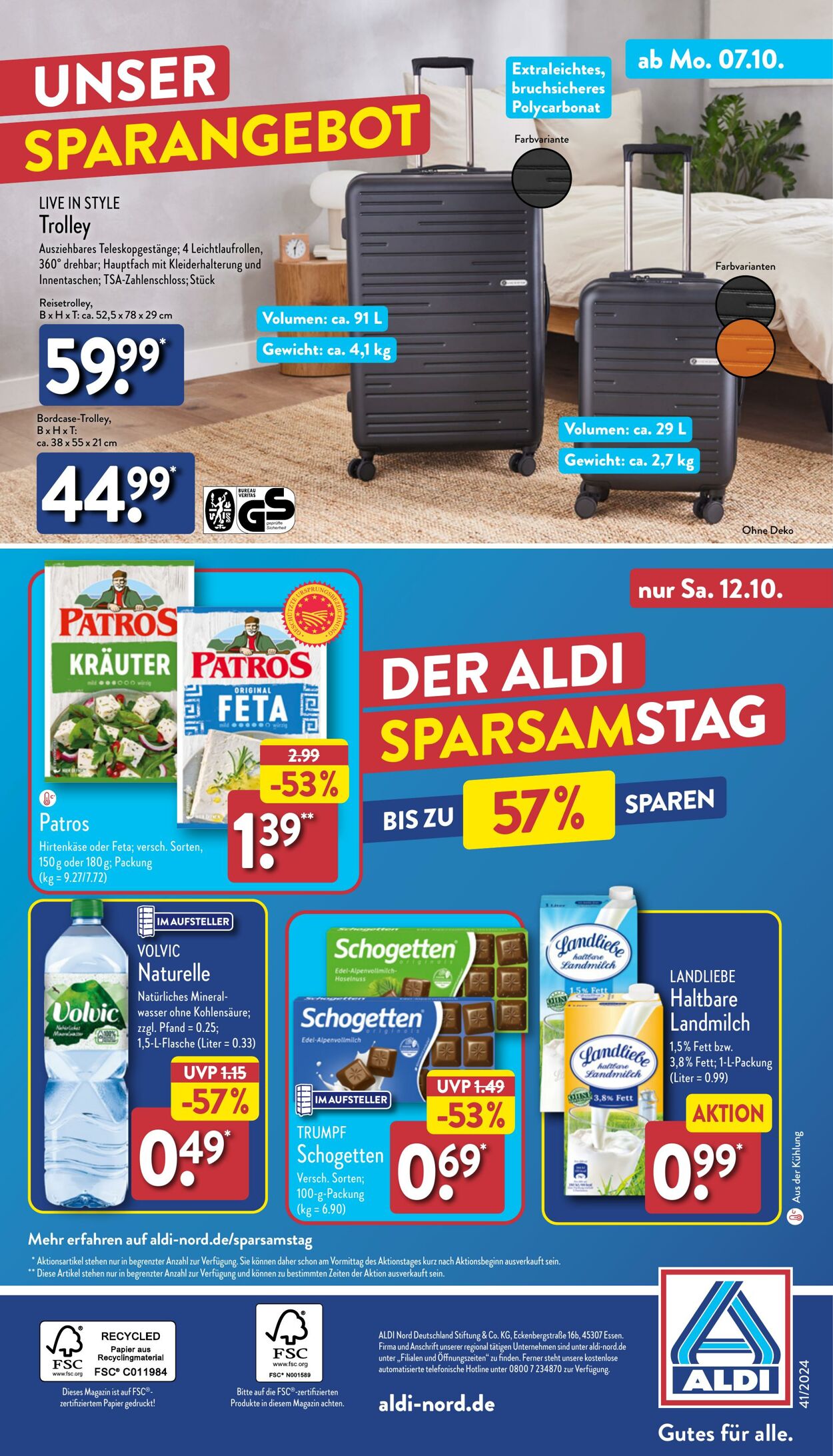 Prospekt Aldi-Nord 30.09.2024 - 05.10.2024