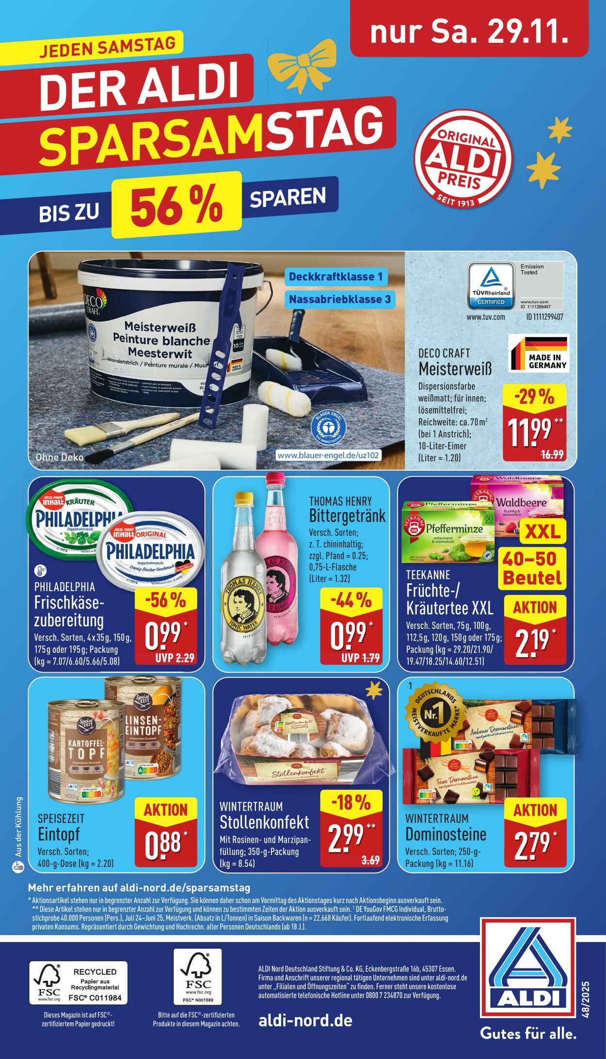 Prospekt Aldi-Nord 17.11.2025 - 22.11.2025