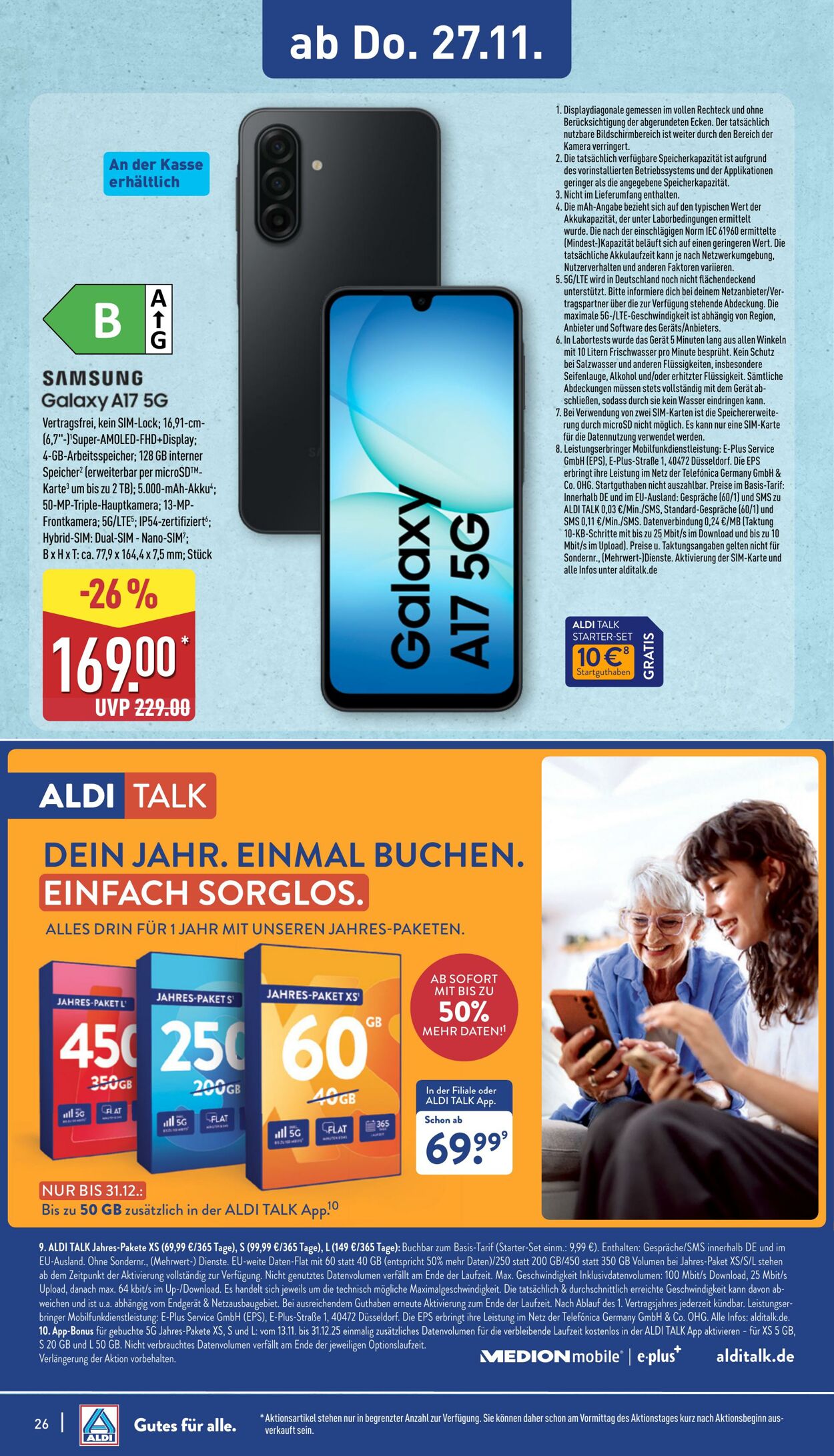 Prospekt Aldi-Nord 17.11.2025 - 22.11.2025