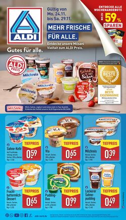 Prospekt Aldi-Nord 17.11.2025 - 22.11.2025