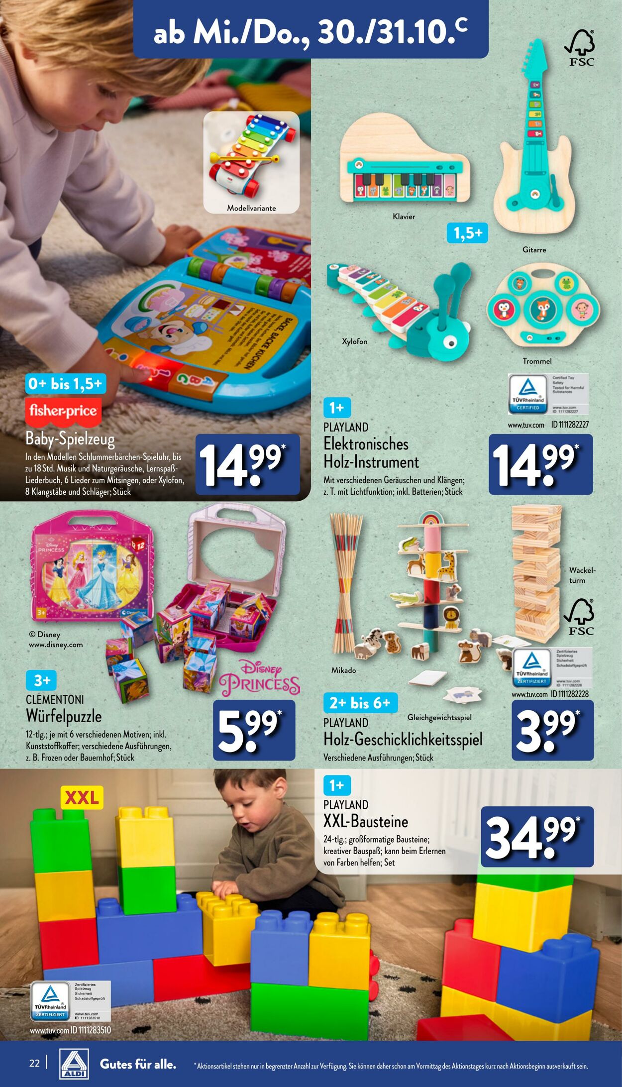 Prospekt Aldi-Nord 21.10.2024 - 26.10.2024