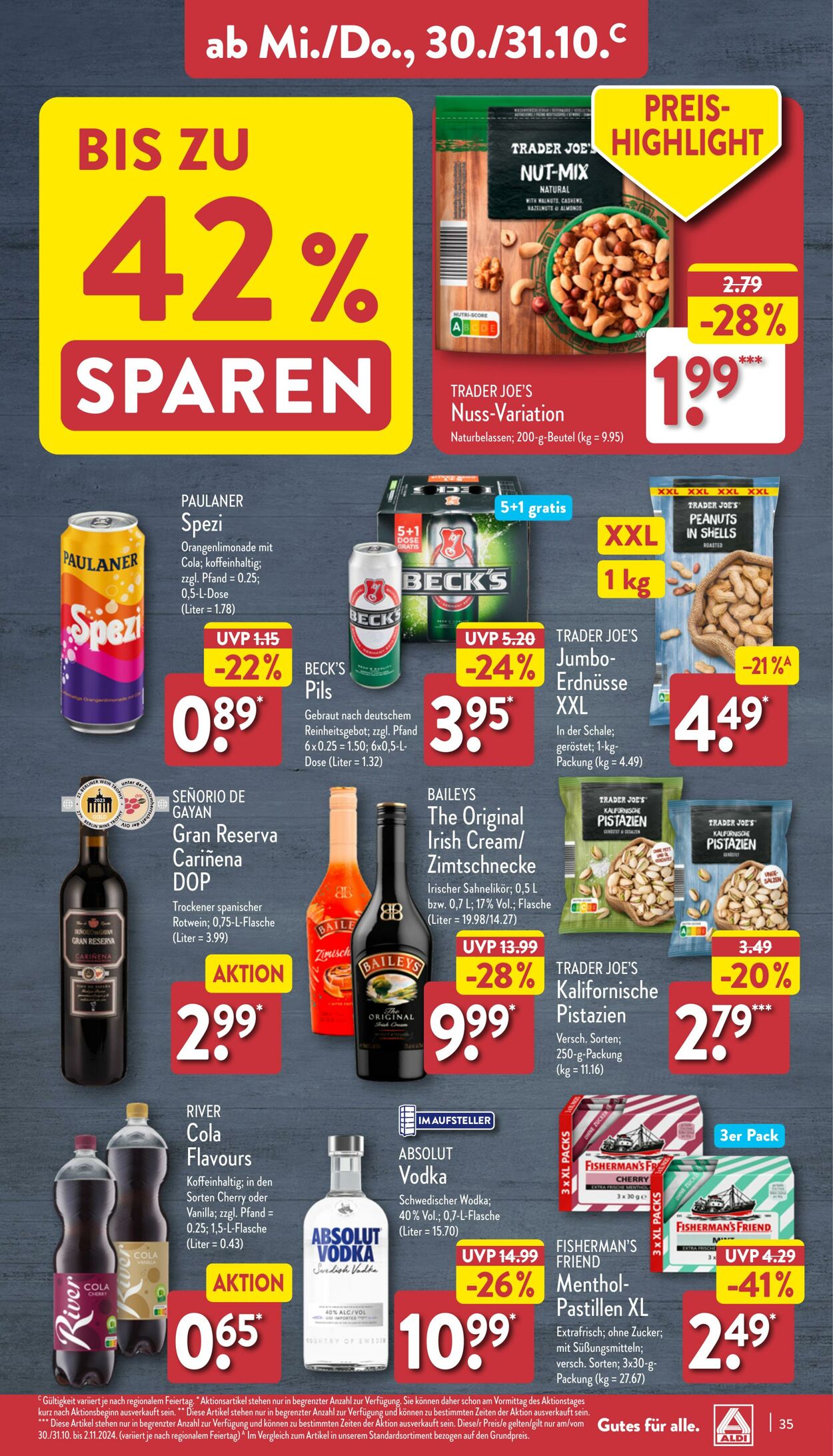 Prospekt Aldi-Nord 21.10.2024 - 26.10.2024