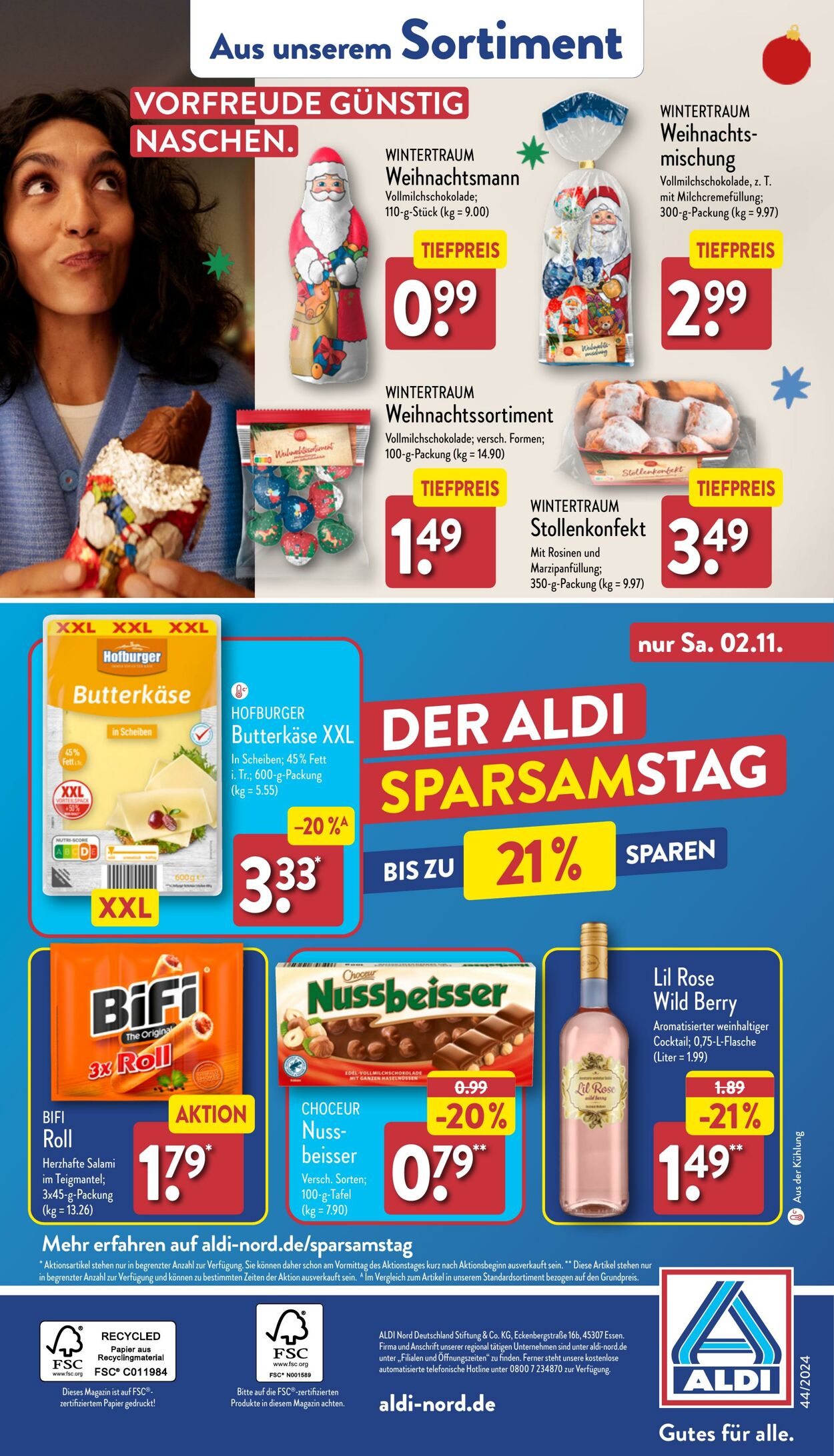 Prospekt Aldi-Nord 21.10.2024 - 26.10.2024