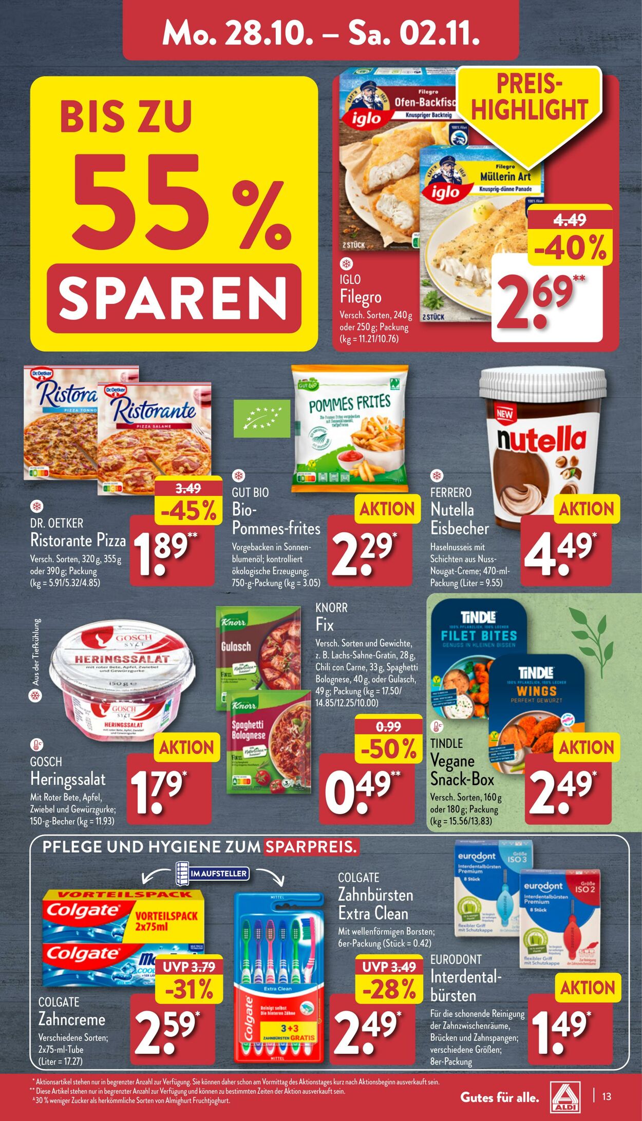 Prospekt Aldi-Nord 21.10.2024 - 26.10.2024