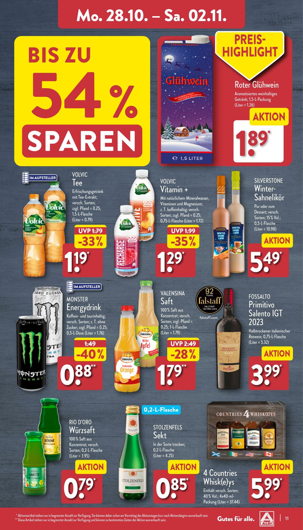 Prospekt Aldi-Nord 21.10.2024 - 26.10.2024