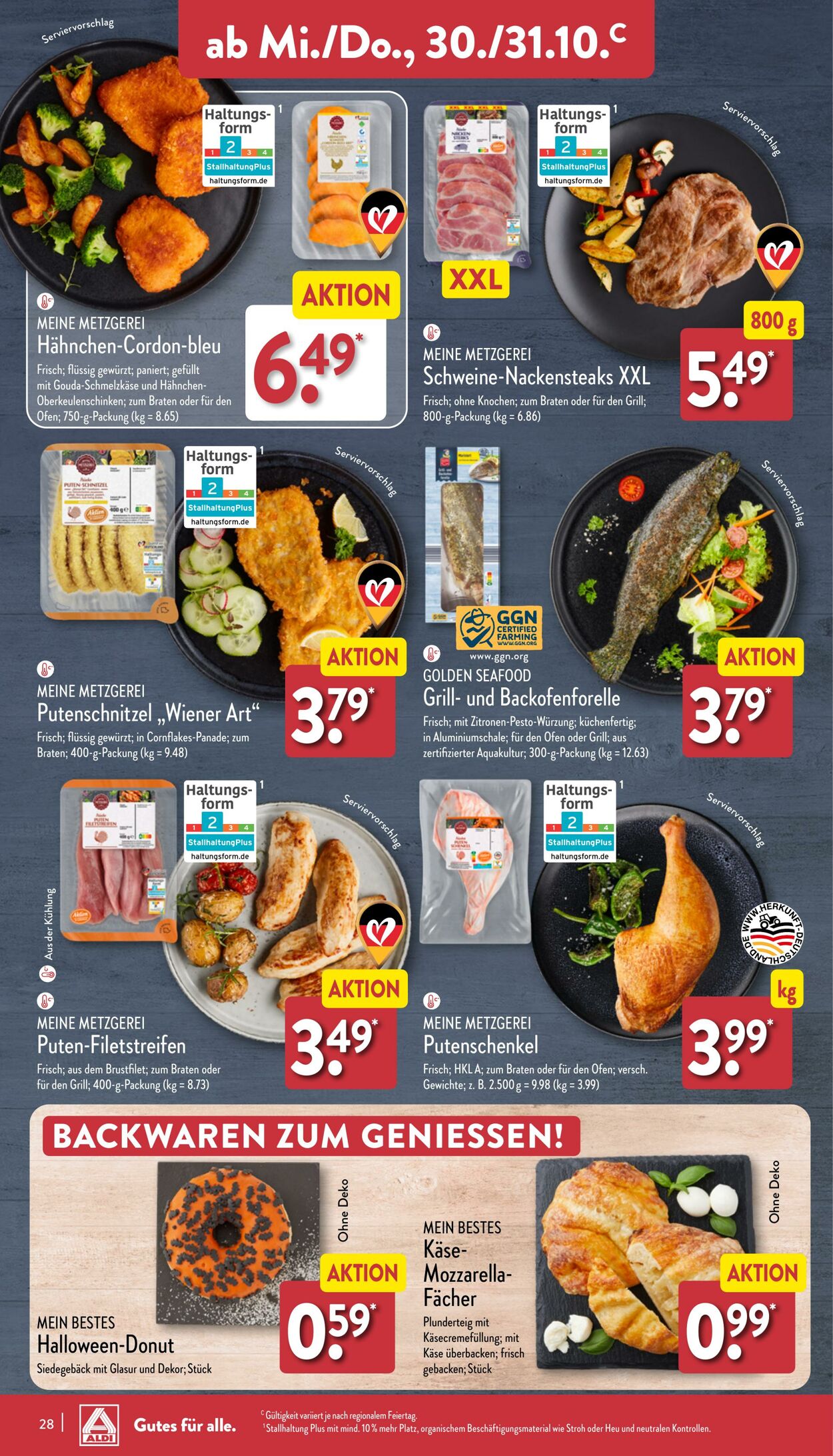 Prospekt Aldi-Nord 21.10.2024 - 26.10.2024