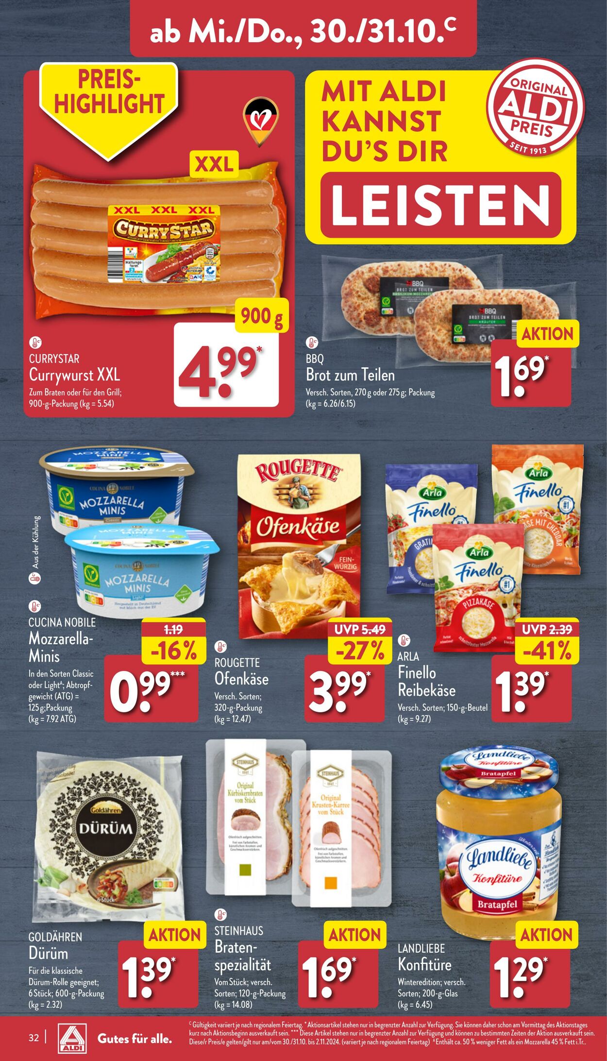 Prospekt Aldi-Nord 21.10.2024 - 26.10.2024