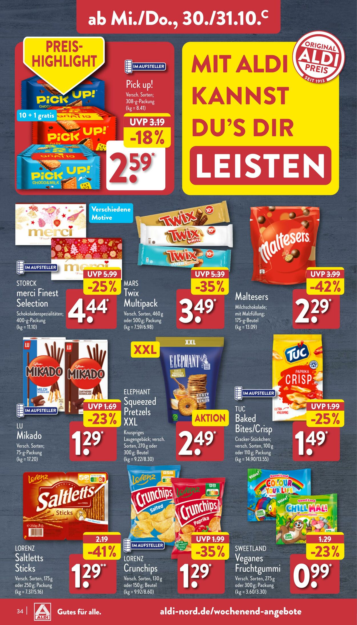 Prospekt Aldi-Nord 21.10.2024 - 26.10.2024