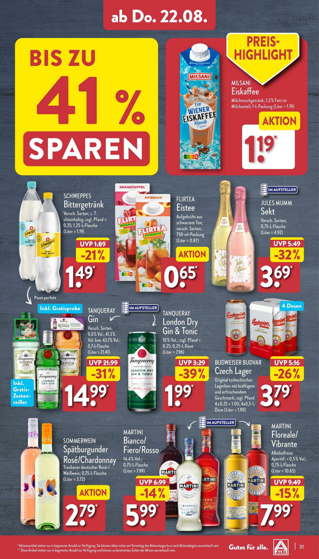 Prospekt Aldi-Nord 19.08.2024 - 24.08.2024