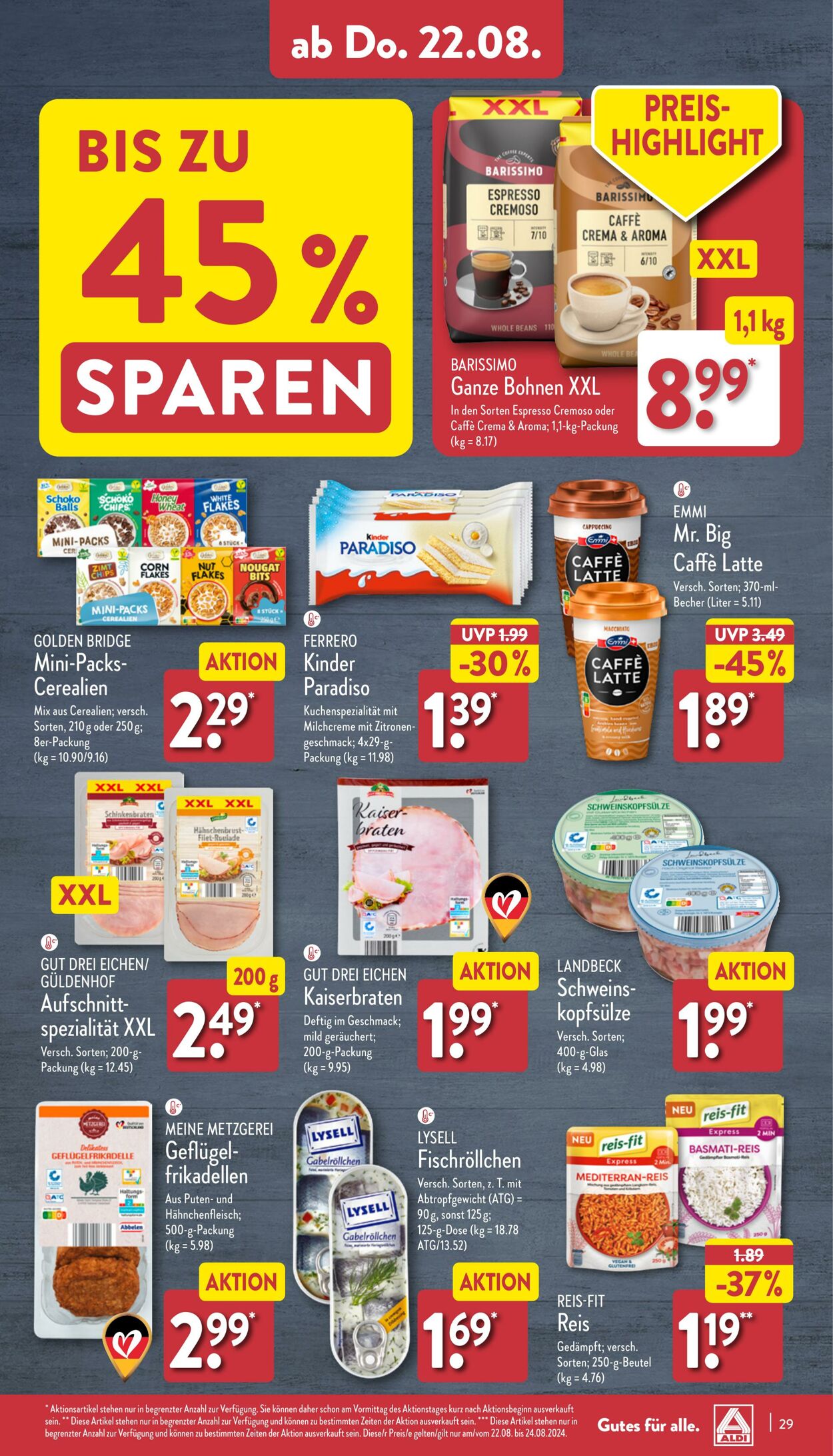 Prospekt Aldi-Nord 19.08.2024 - 24.08.2024