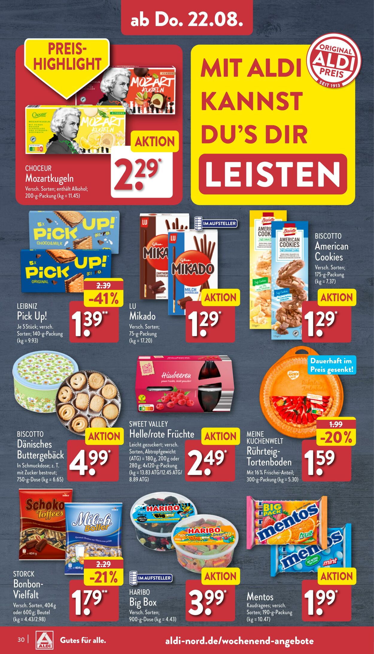 Prospekt Aldi-Nord 19.08.2024 - 24.08.2024