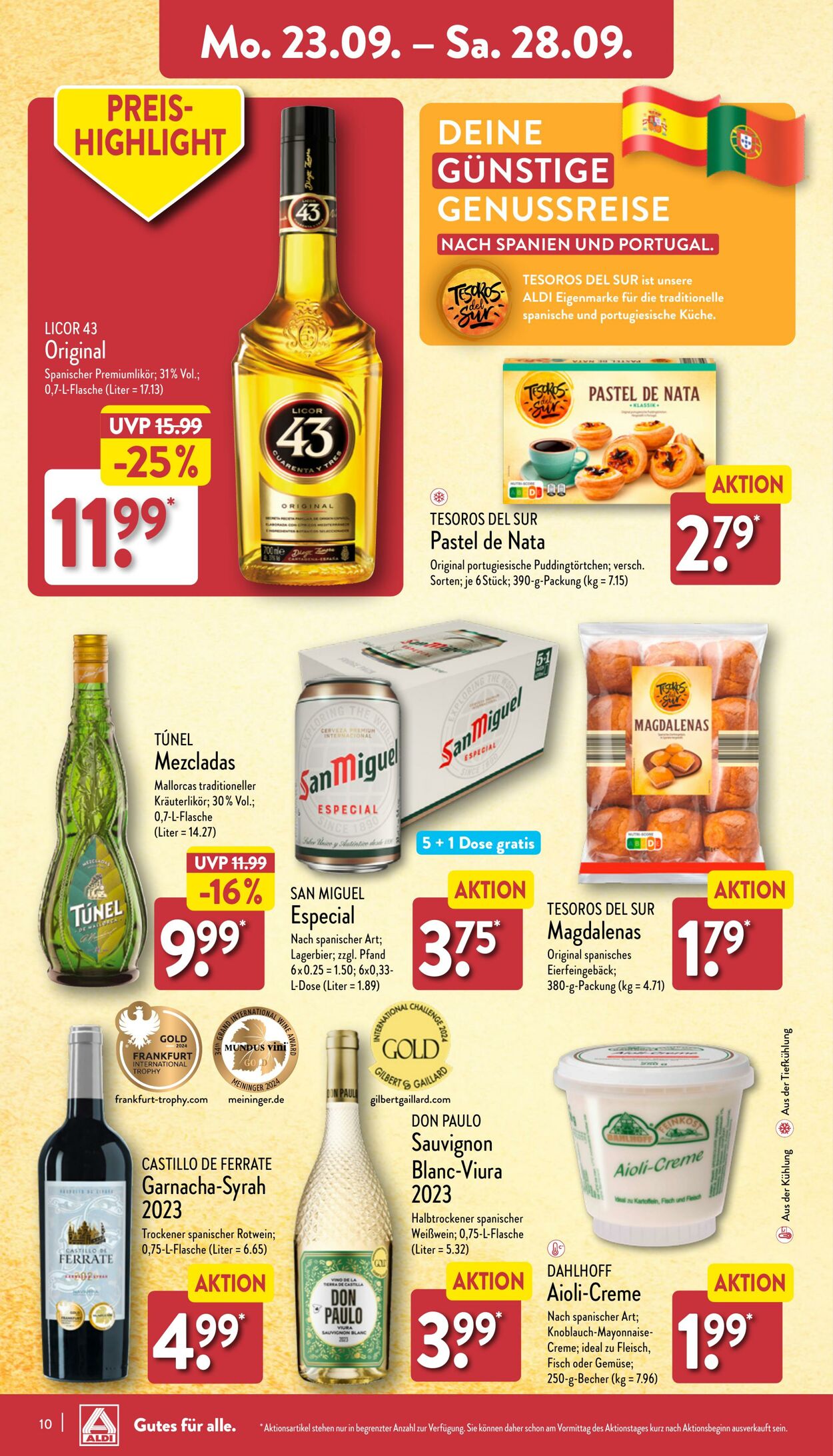 Prospekt Aldi-Nord 23.09.2024 - 28.09.2024