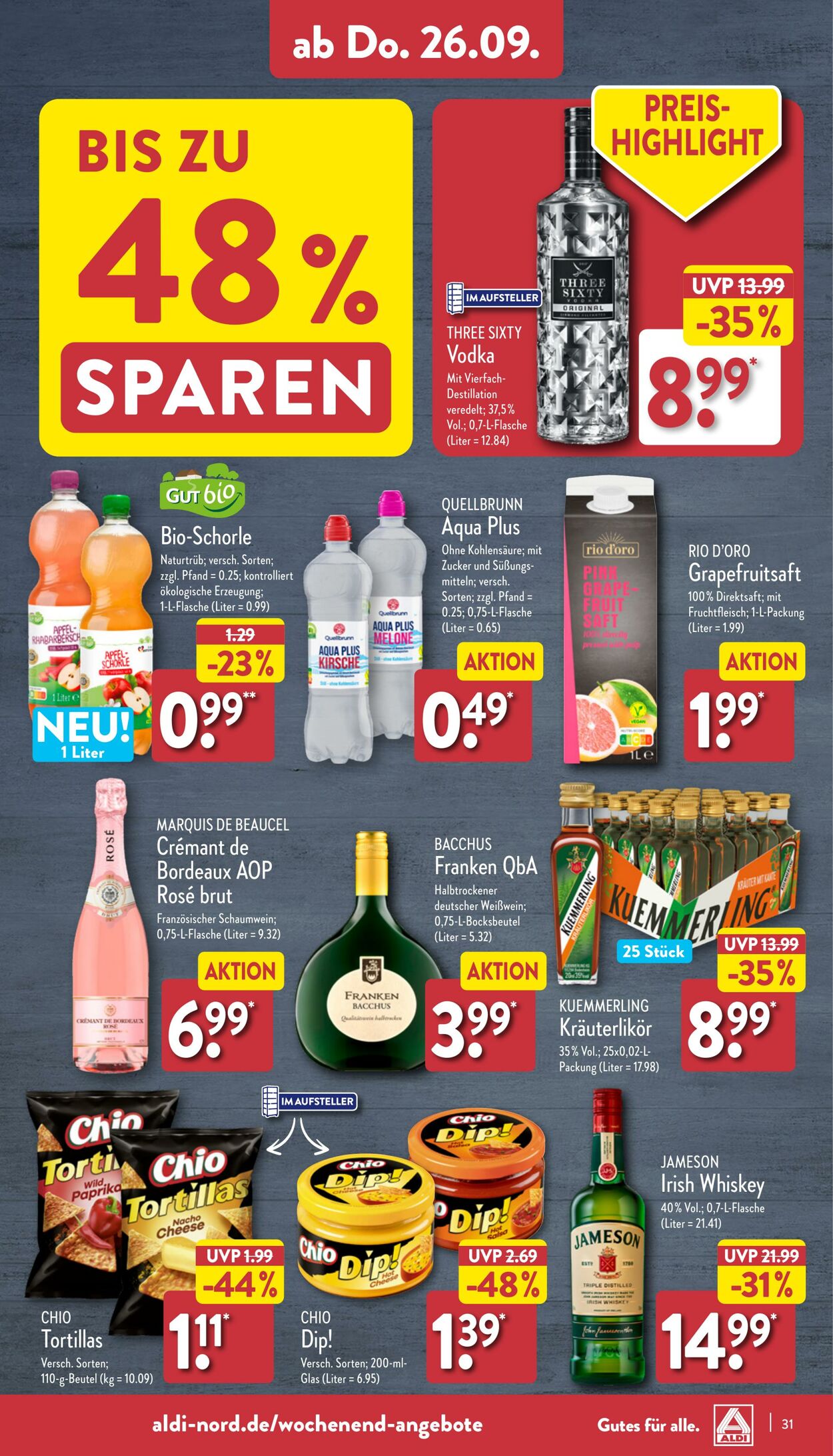 Prospekt Aldi-Nord 23.09.2024 - 28.09.2024