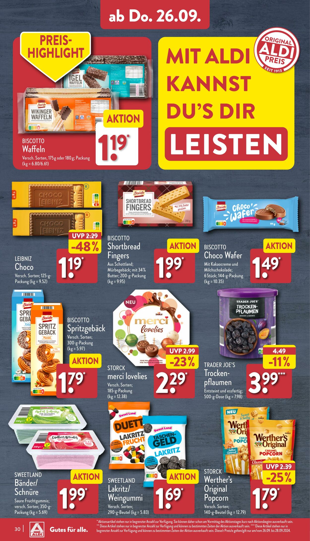 Prospekt Aldi-Nord 23.09.2024 - 28.09.2024