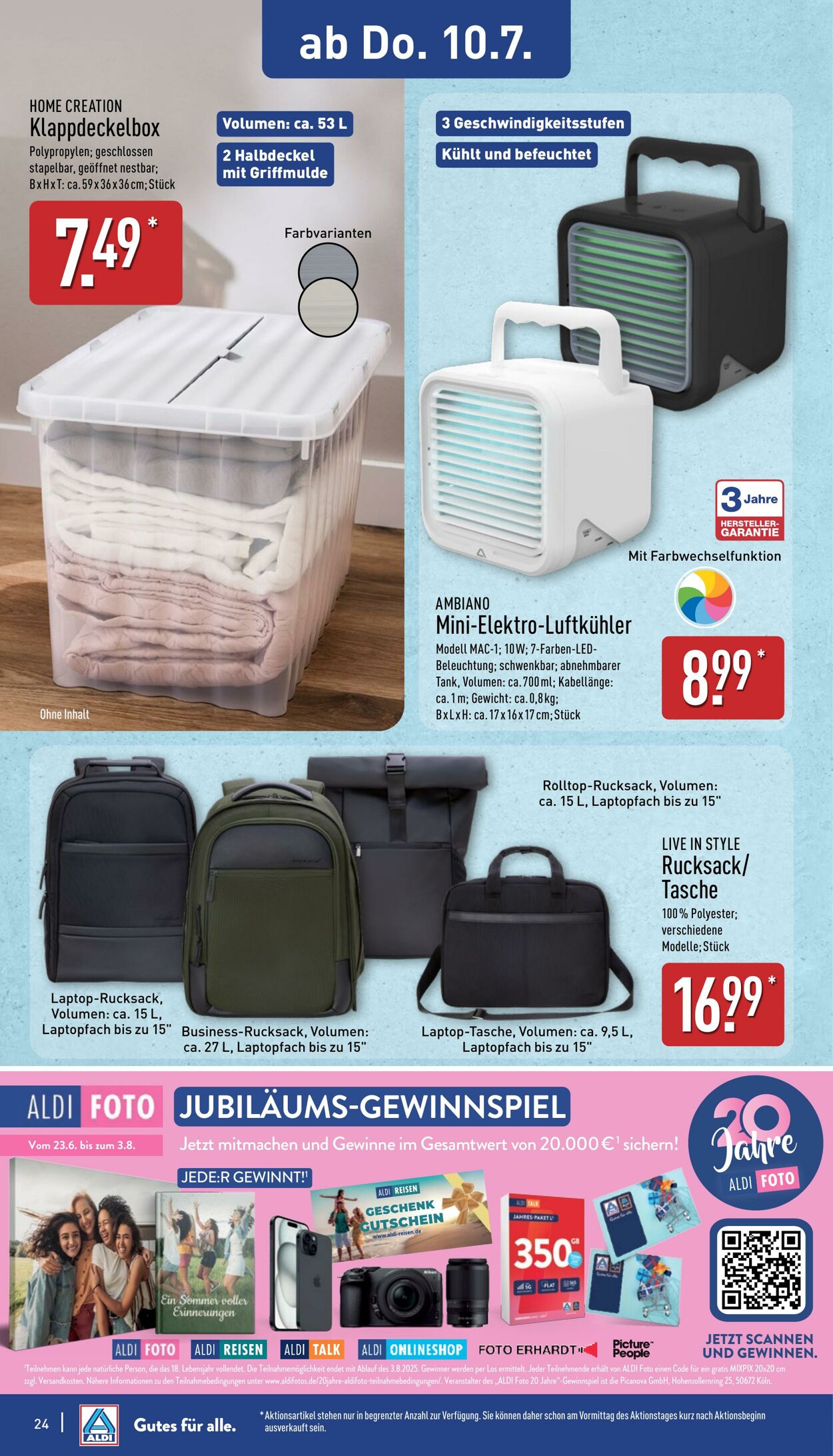 Prospekt Aldi-Nord 07.07.2025 - 12.07.2025