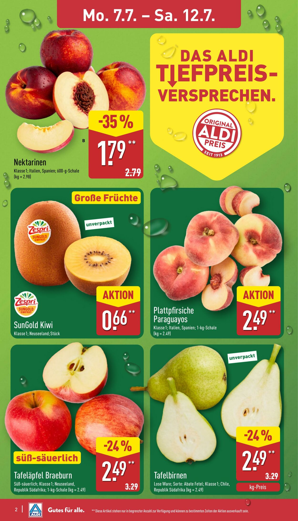 Prospekt Aldi-Nord 07.07.2025 - 12.07.2025