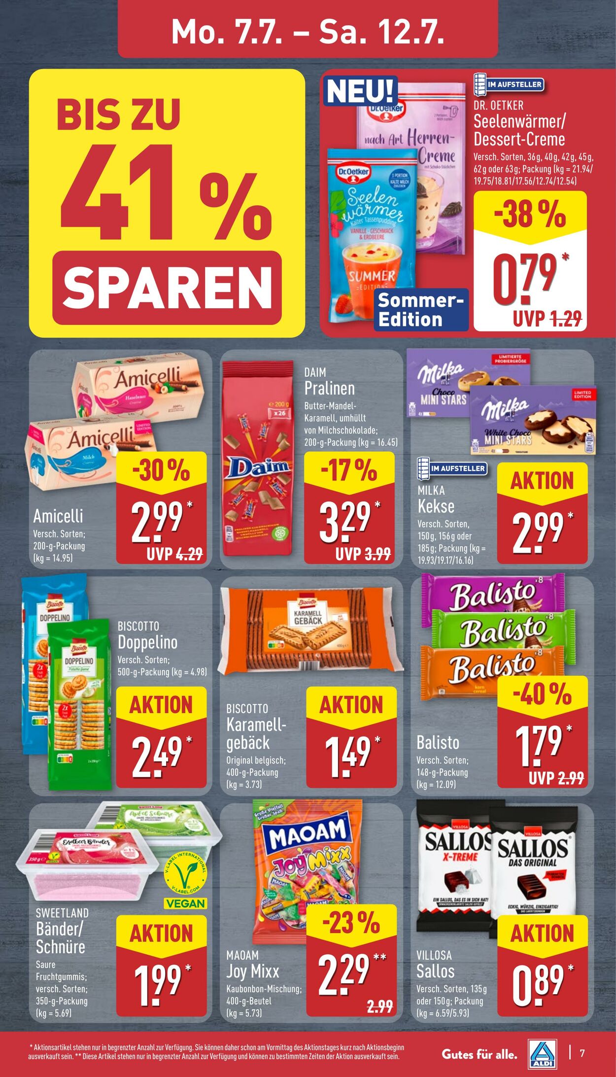 Prospekt Aldi-Nord 07.07.2025 - 12.07.2025