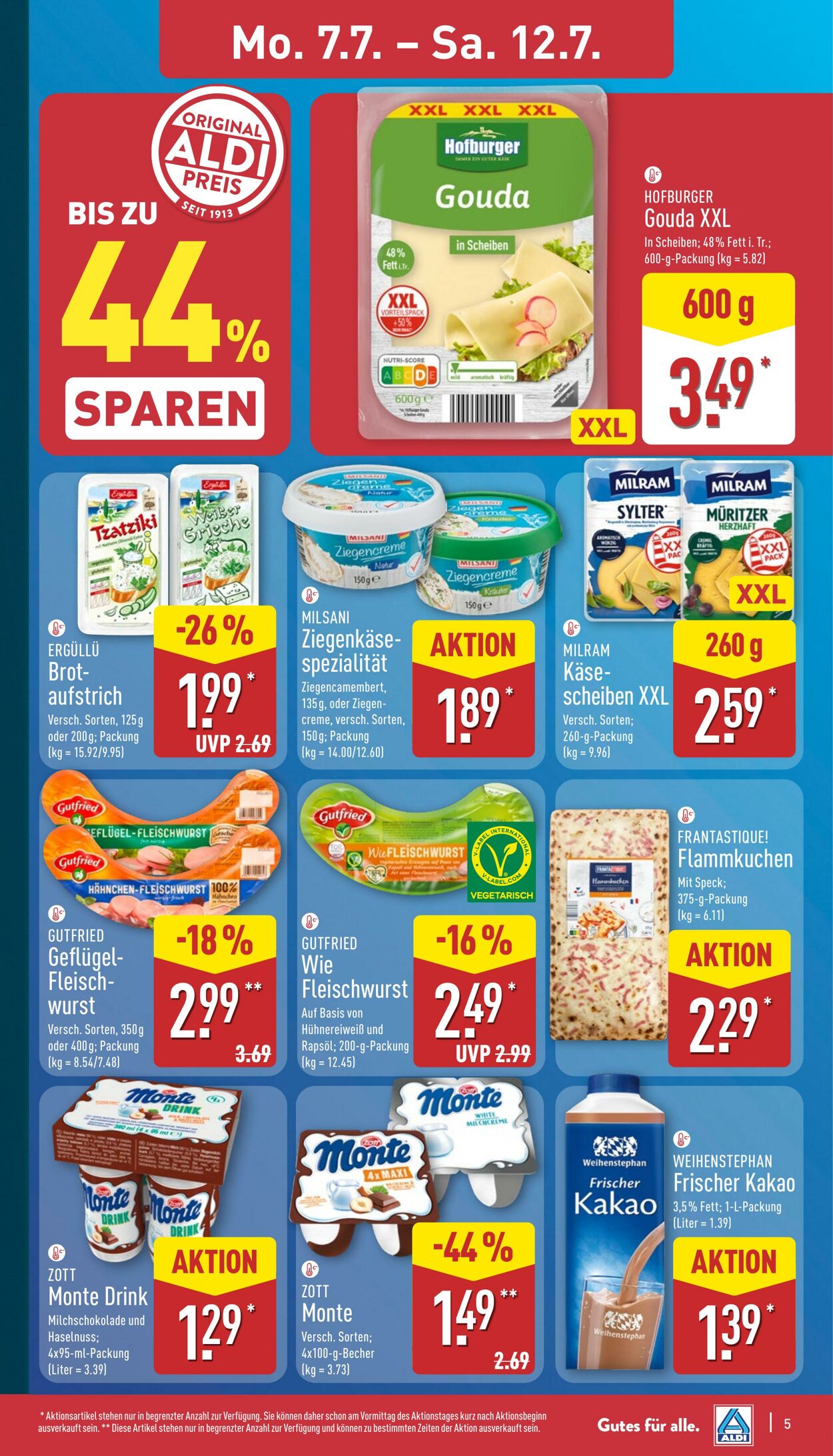 Prospekt Aldi-Nord 07.07.2025 - 12.07.2025