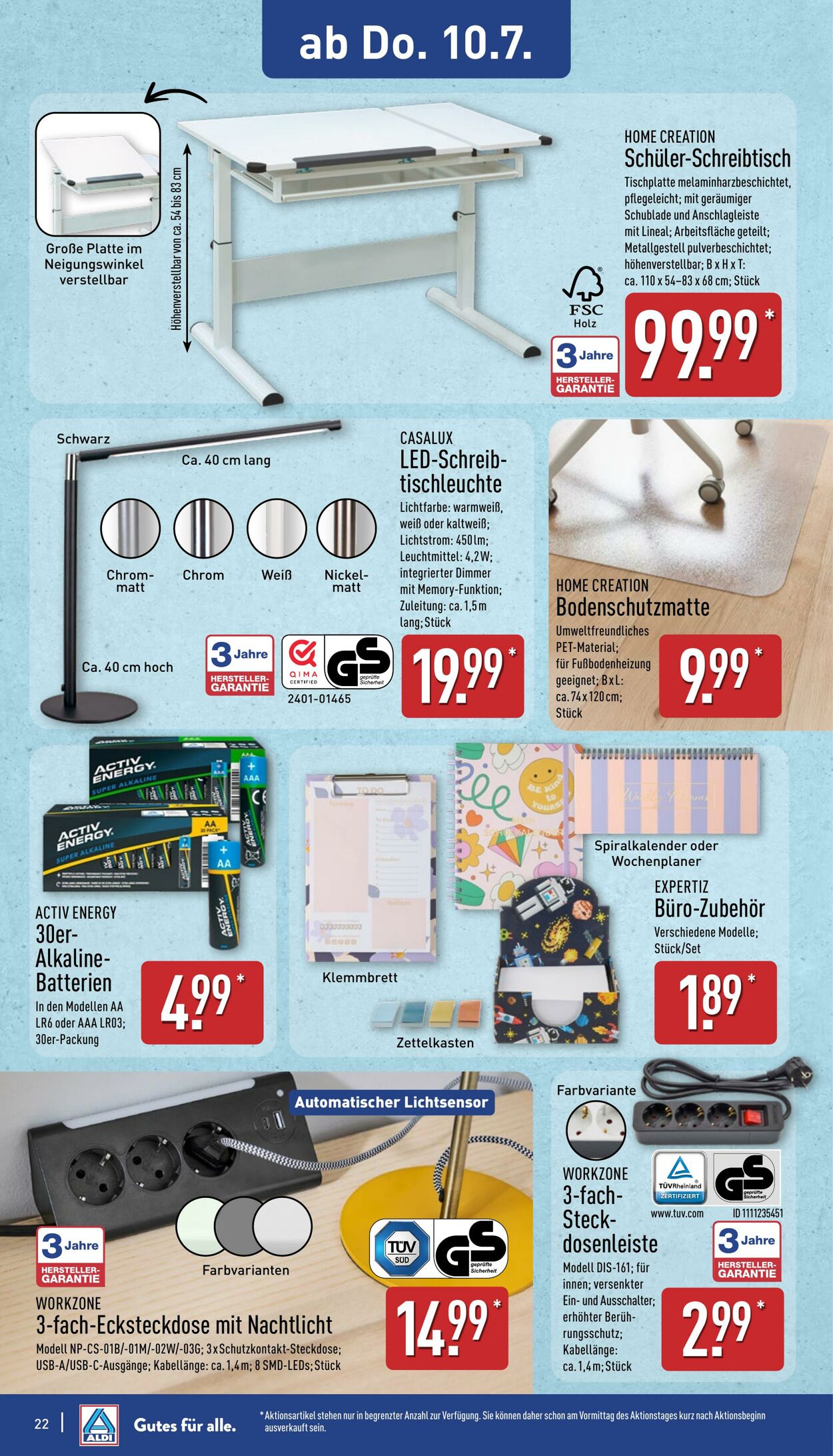 Prospekt Aldi-Nord 07.07.2025 - 12.07.2025