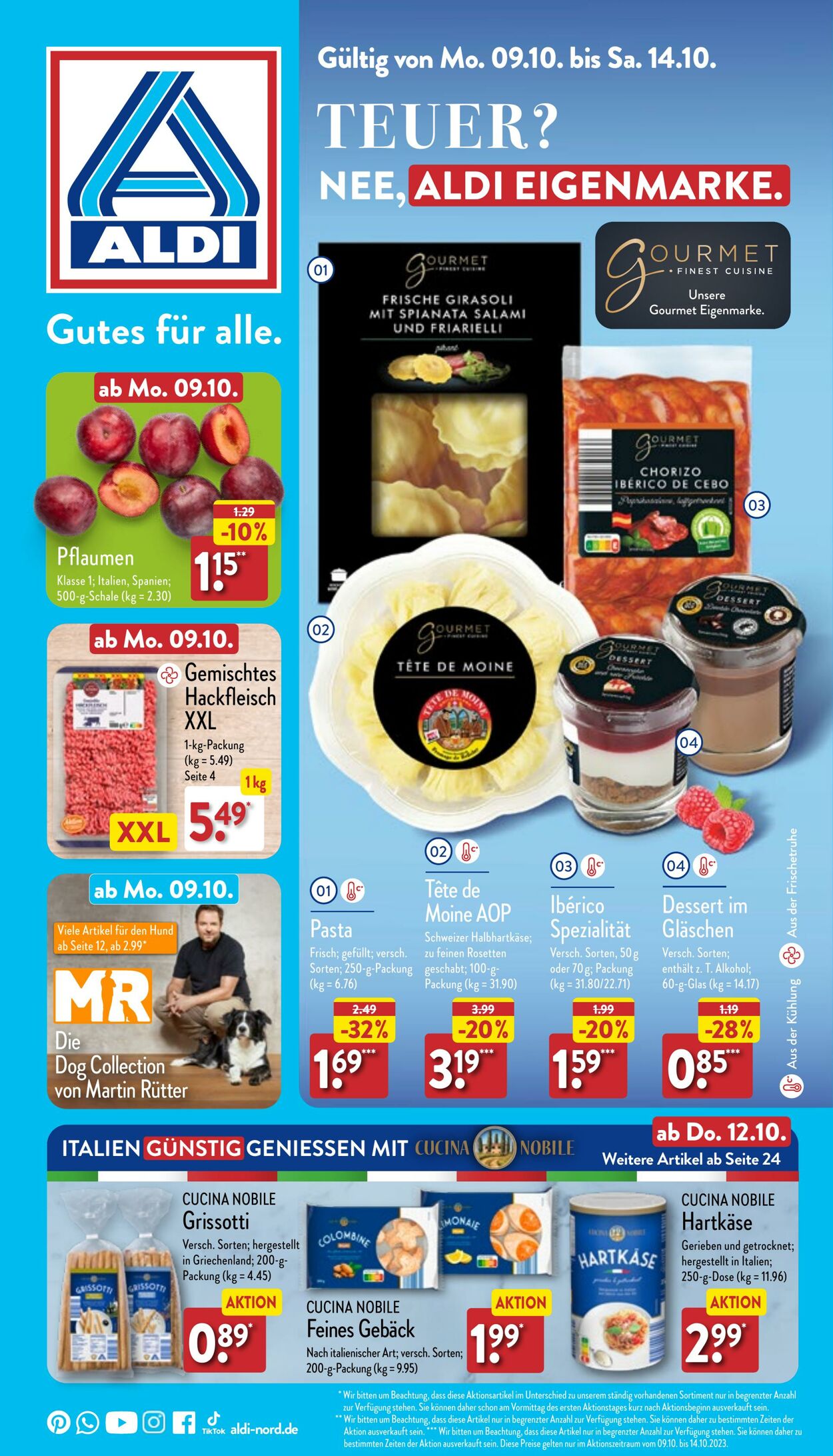 Prospekt Aldi-Nord 09.10.2023 - 14.10.2023