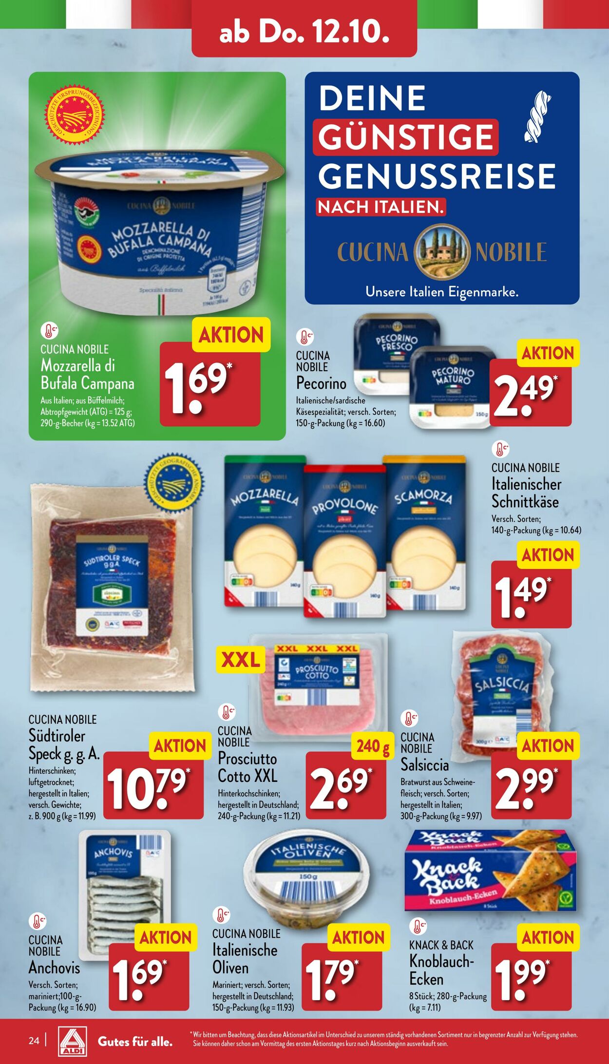 Prospekt Aldi-Nord 09.10.2023 - 14.10.2023