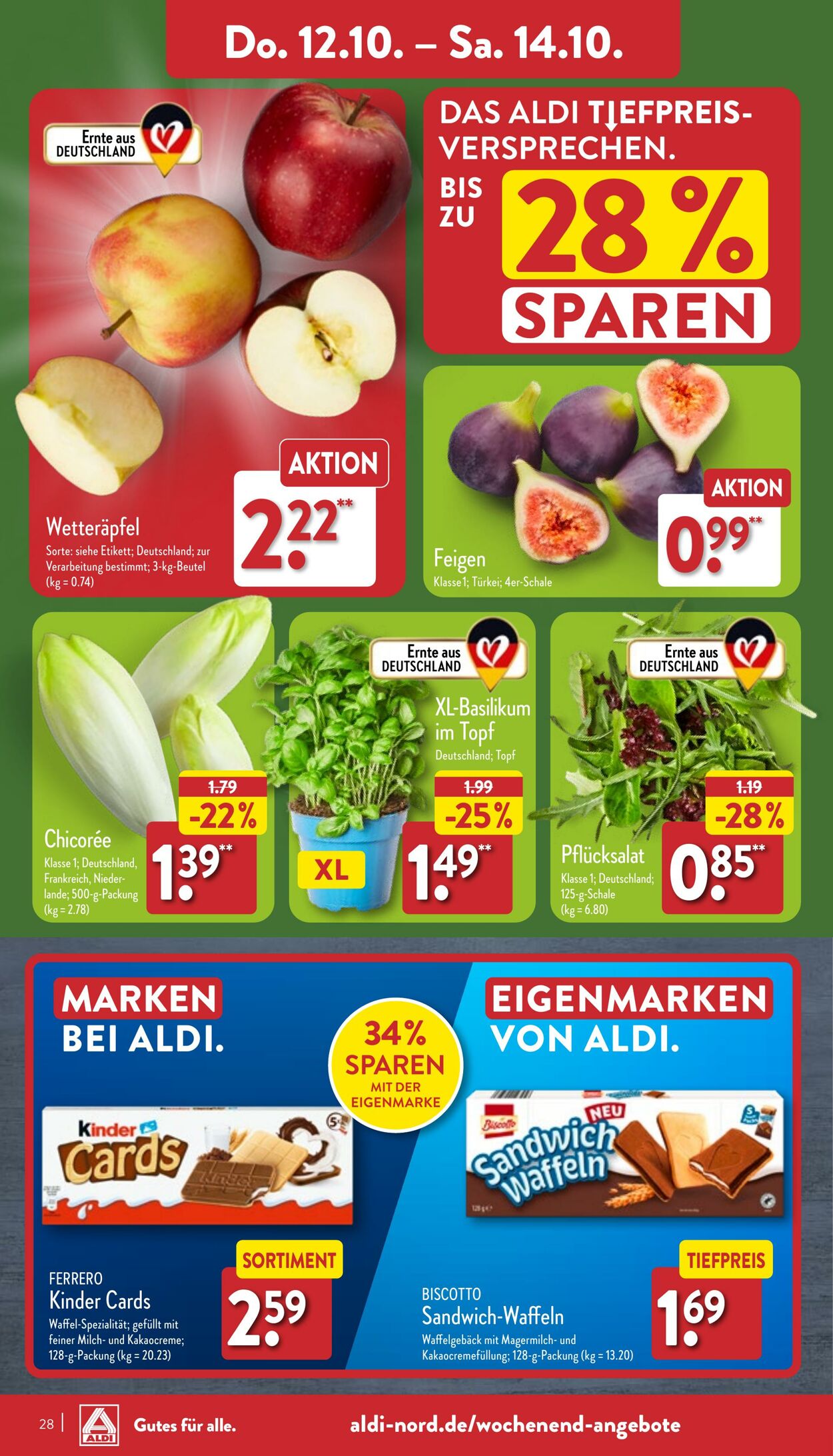 Prospekt Aldi-Nord 09.10.2023 - 14.10.2023