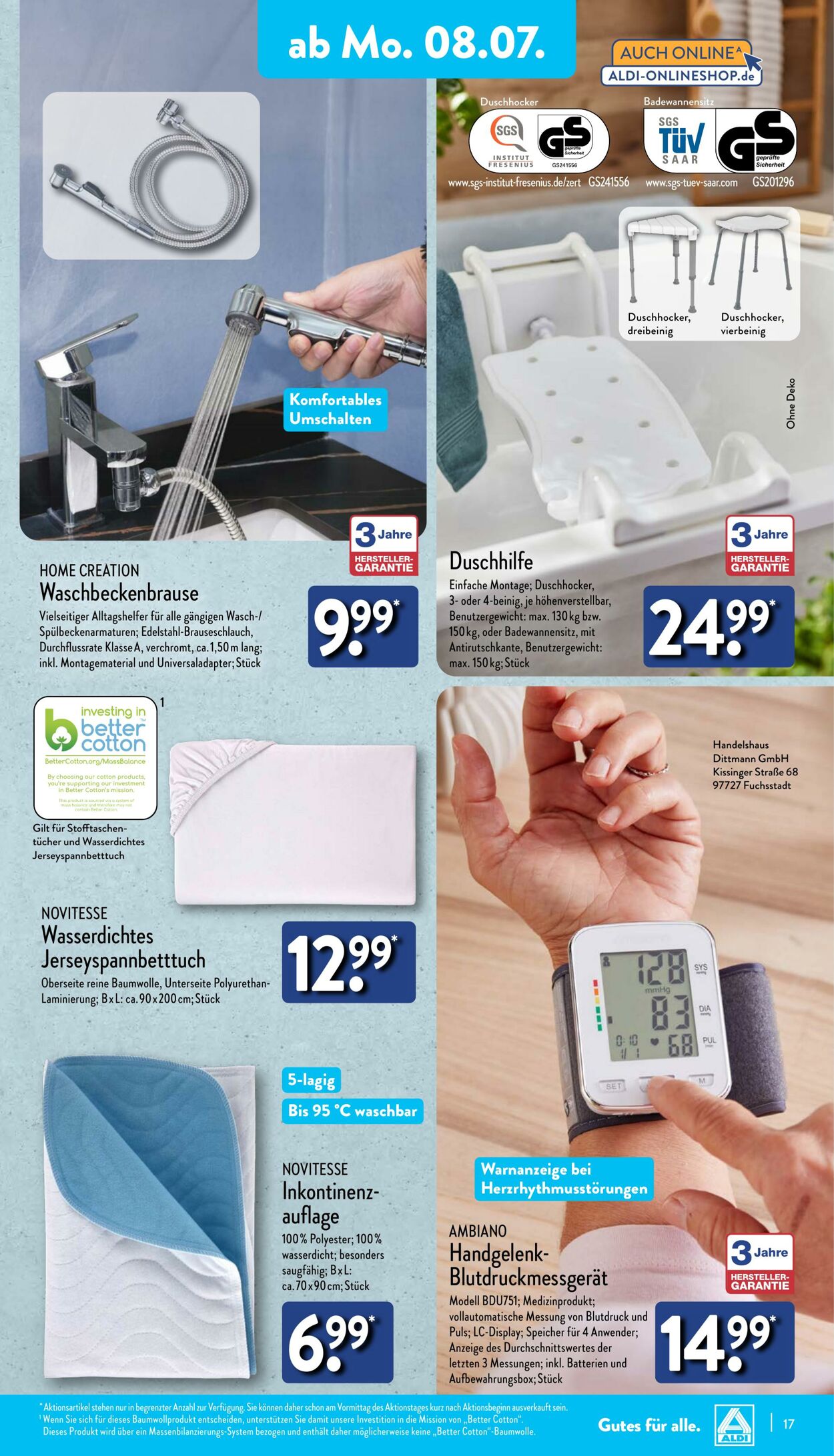 Prospekt Aldi-Nord 08.07.2024 - 13.07.2024