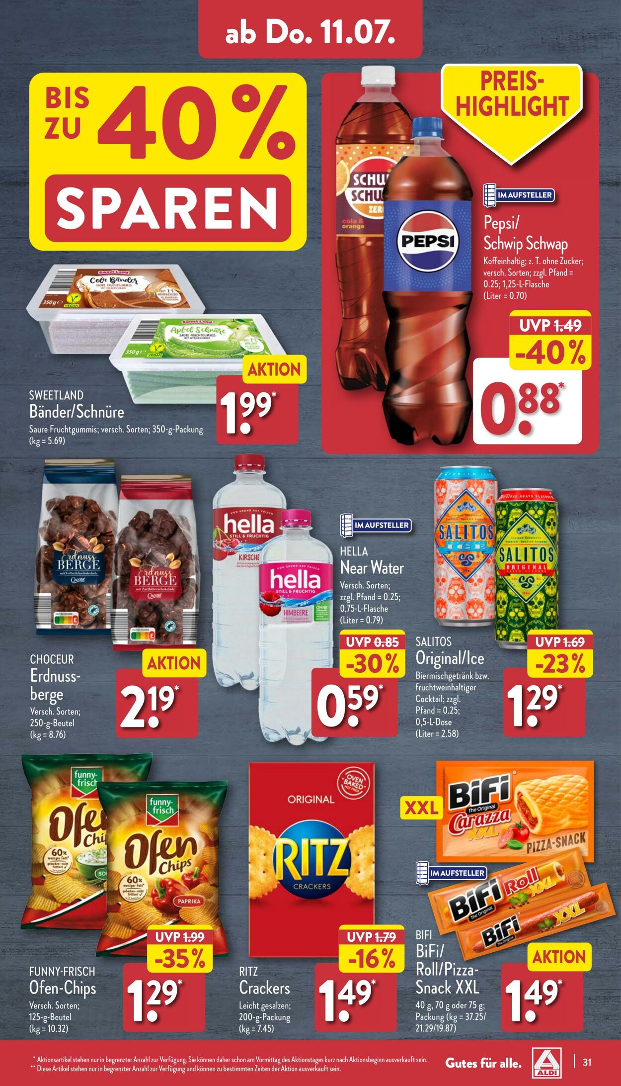 Prospekt Aldi-Nord 08.07.2024 - 13.07.2024