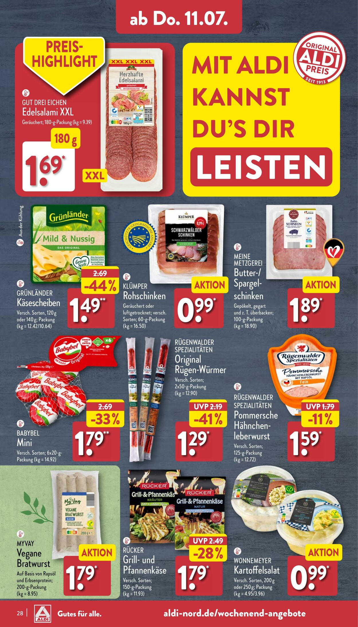 Prospekt Aldi-Nord 08.07.2024 - 13.07.2024