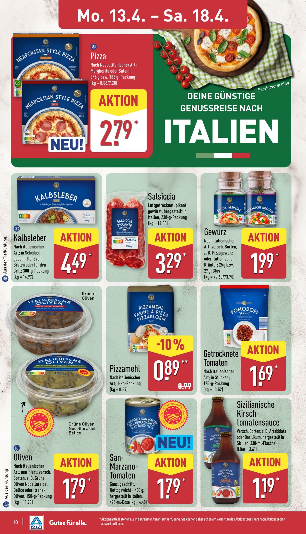 Prospekt Aldi-Nord 13.04.2026 - 18.04.2026